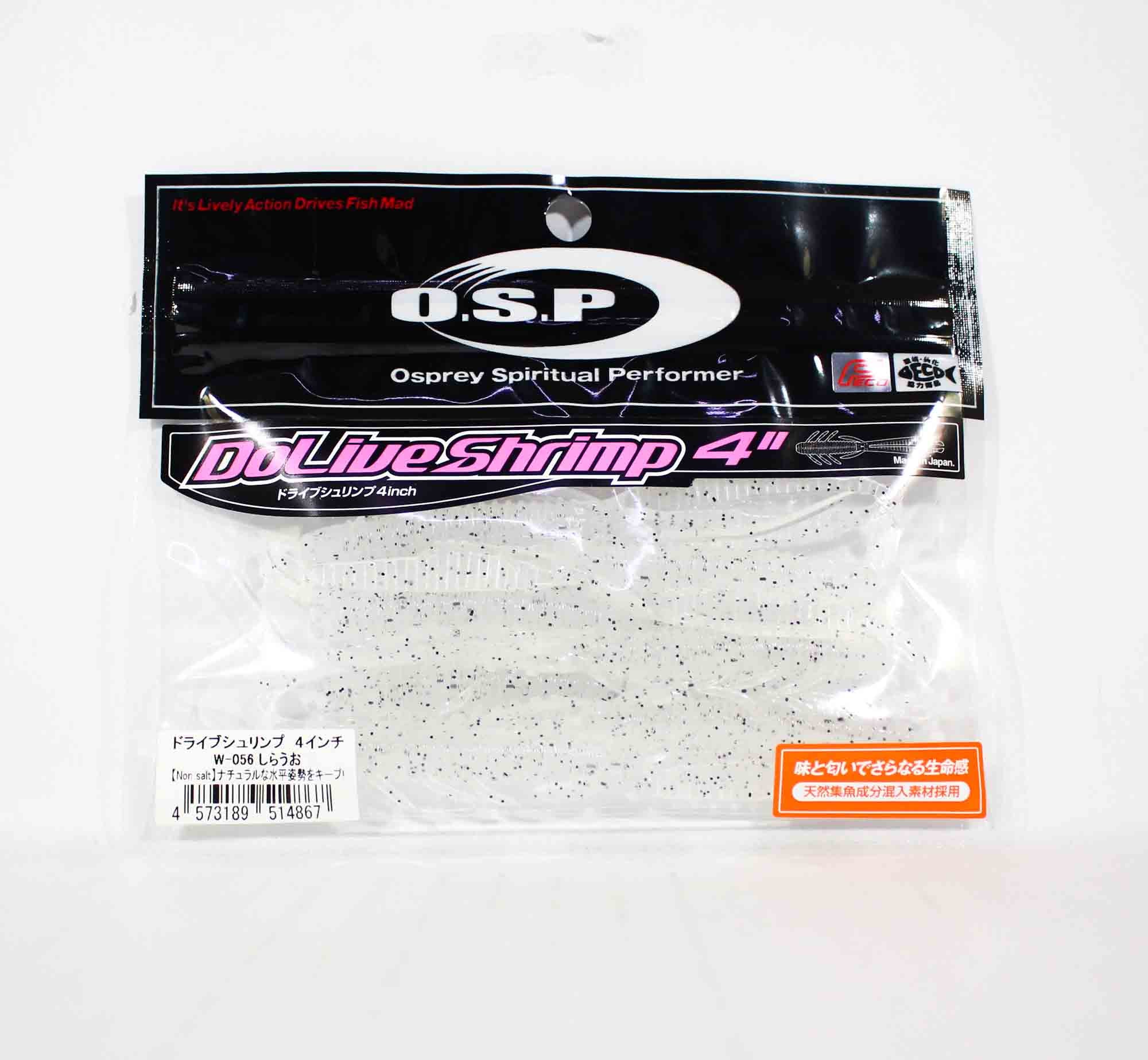 OSP Soft Lure Dolive Shrimp 4 Inches W-056 (4867)