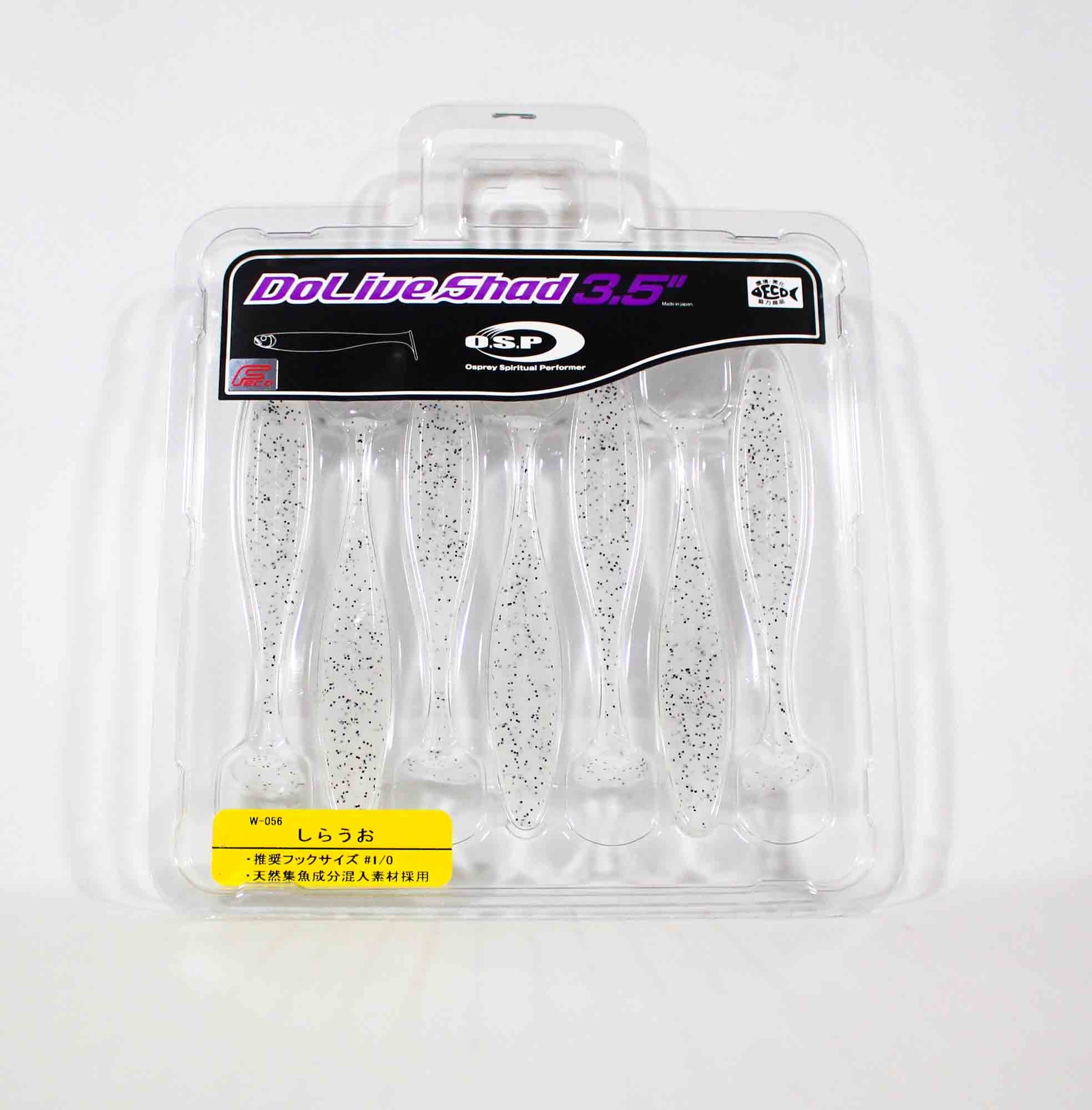 OSP Soft Lure Dolive Shad 3.5 Inches W-056 (6724)