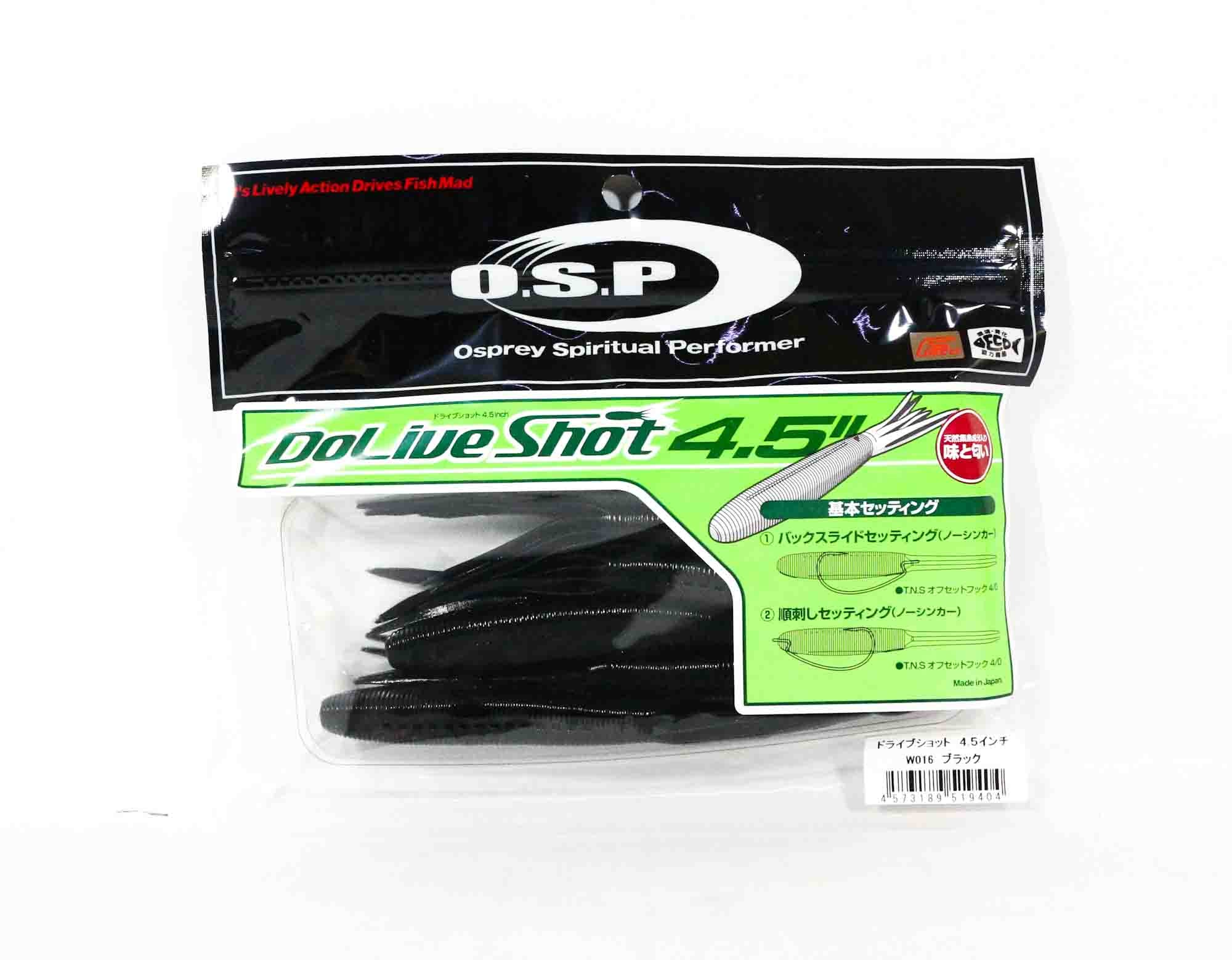OSP Soft Lure Dolive Shot 4.5 Inches W-016 (9404)