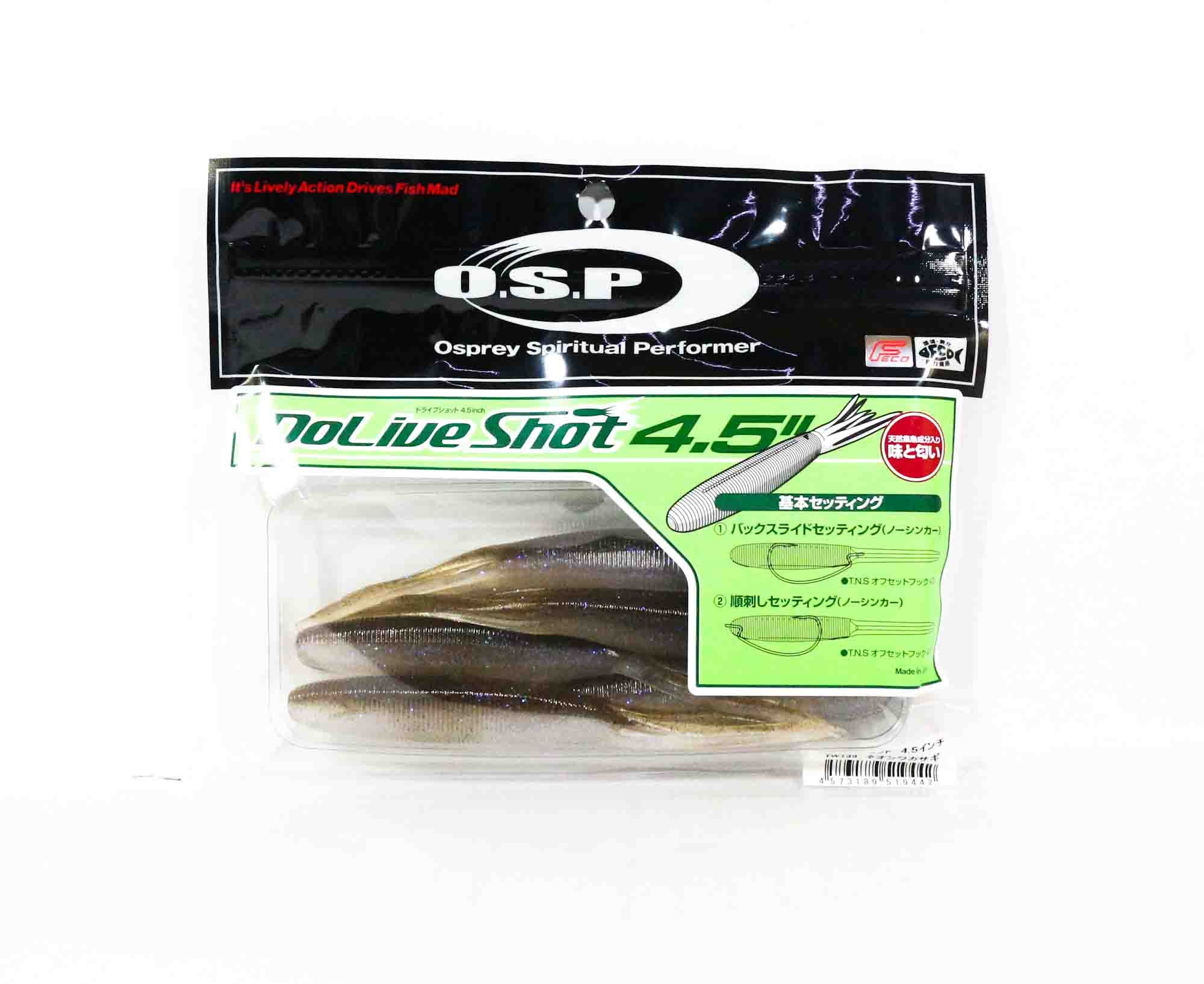 OSP Soft Lure Dolive Shot 4.5 Inches TW-139 (9442)