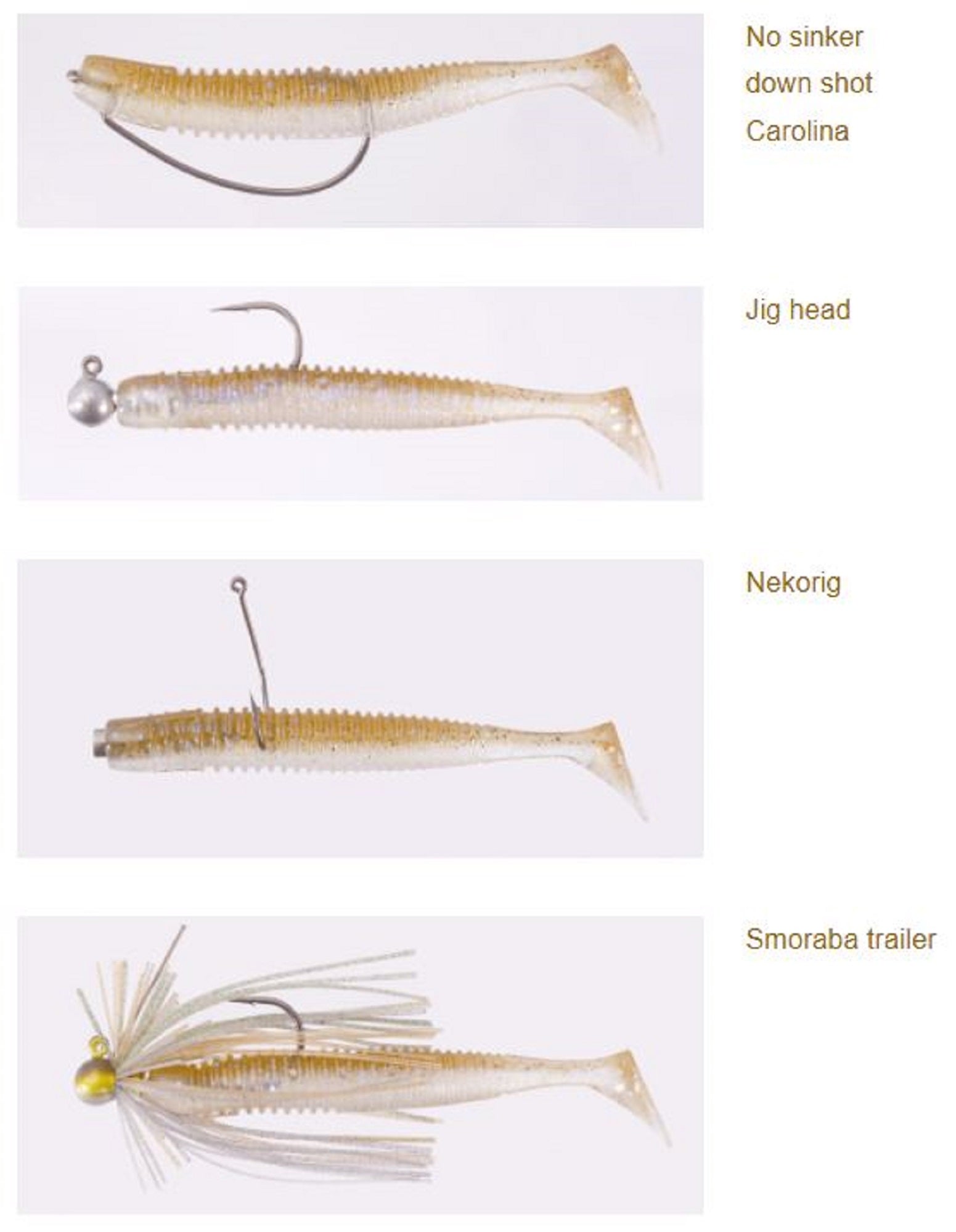 Sale OSP Soft Lure HP Shad Tail 2 Inches TW-201 (7416)