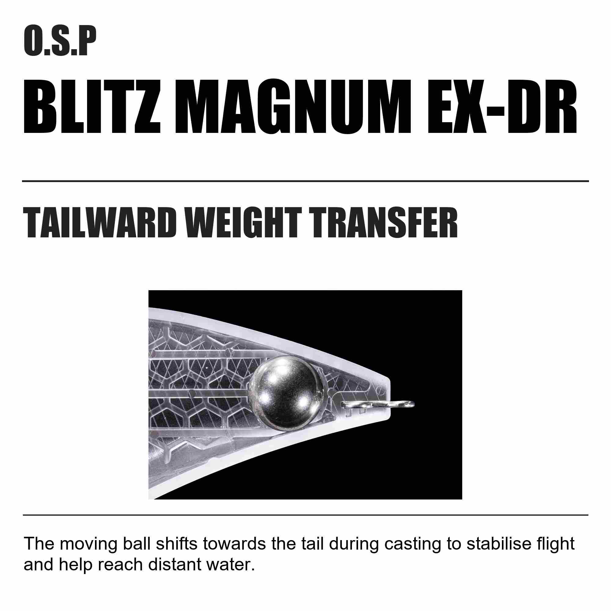 OSP Blitz Magnum EX-DR 90 mm 52 grams Floating Lure PB-39 (0026)