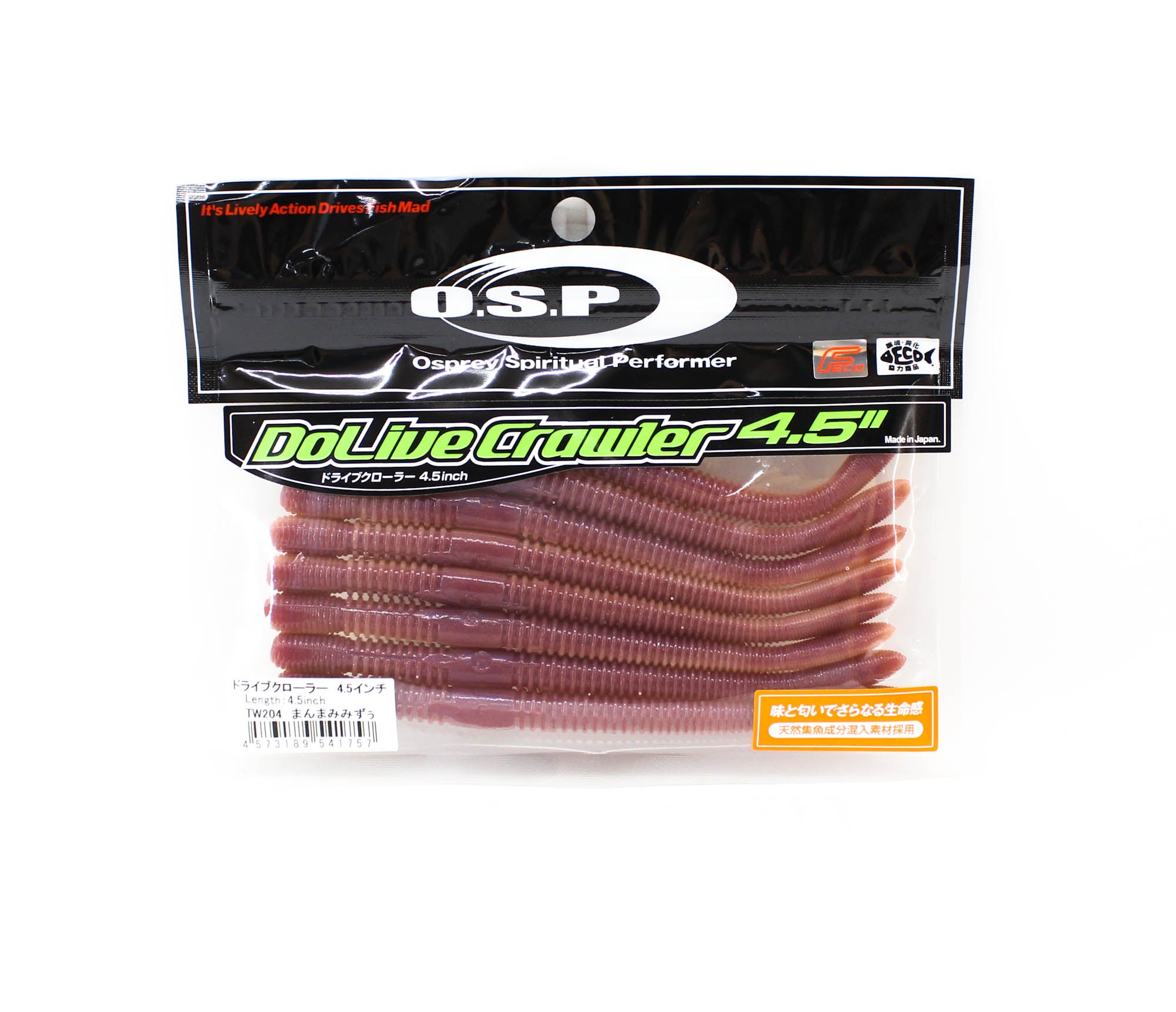 OSP Soft Lure Dolive Crawler 4.5 Inches TW-204 (1757)