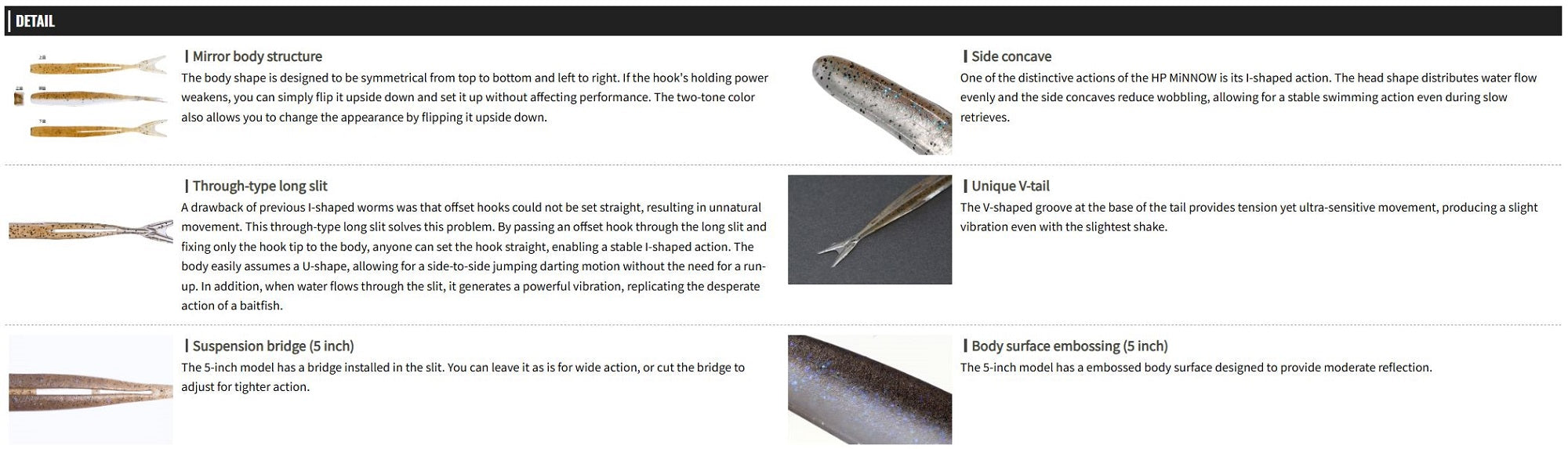 OSP Soft Lure HP Minnow 3.1 Inches TW-218 (2945)