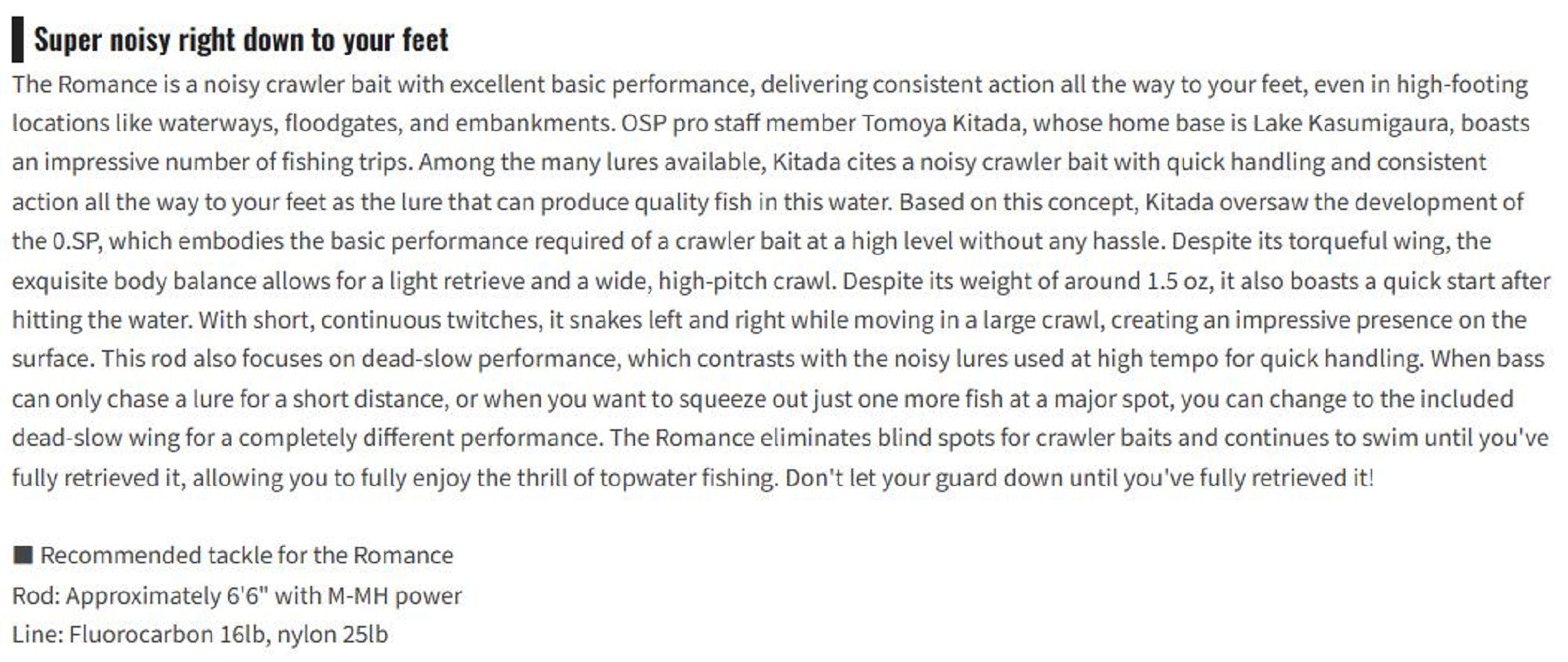 OSP Romance 92mm 38 grams Floating Lure PP-56 (9685)