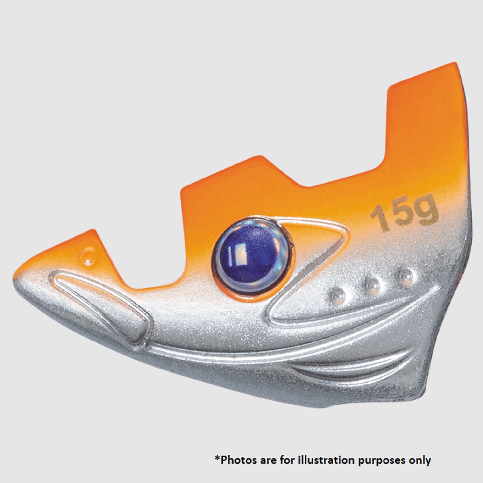 Major Craft EZT Sinker30 Squid Jig 30 grams Orange Silver (8768)