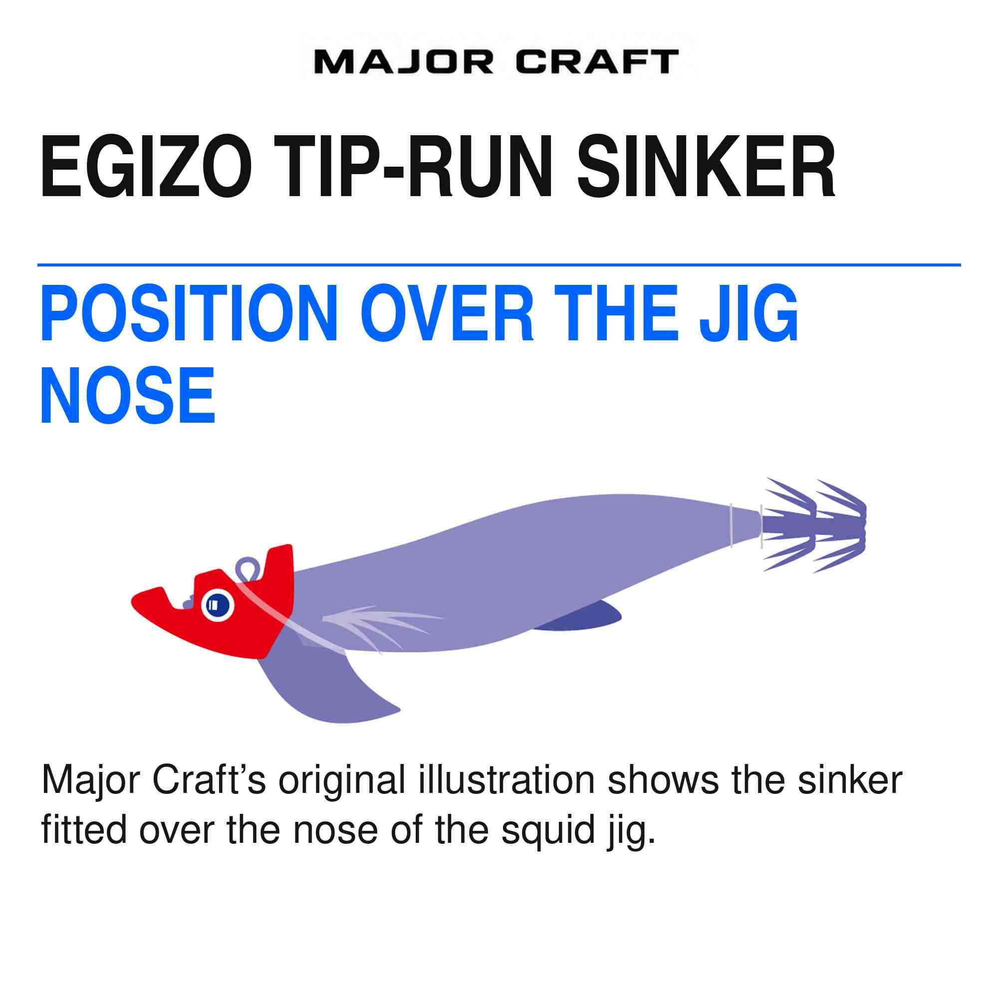 Major Craft EZT Sinker35 Squid Jig 35 grams Pink Silver (8805)