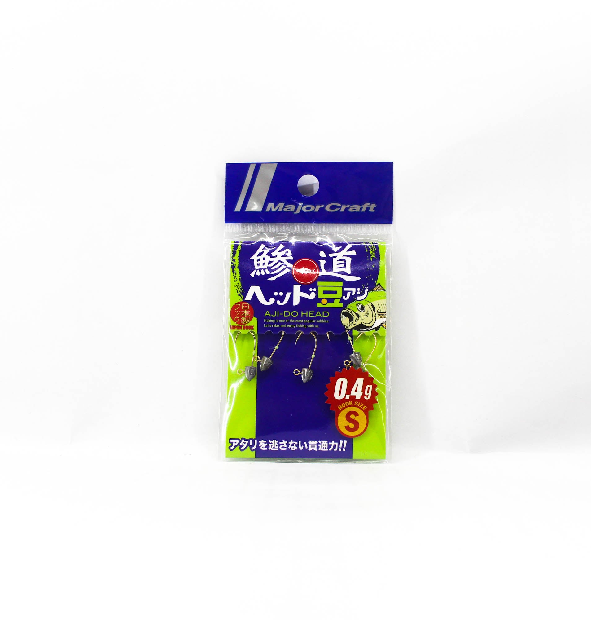 Major Craft Jig Head Ajido AD-Head 0.4/SS 0.4 grams Hook Size S (2073)