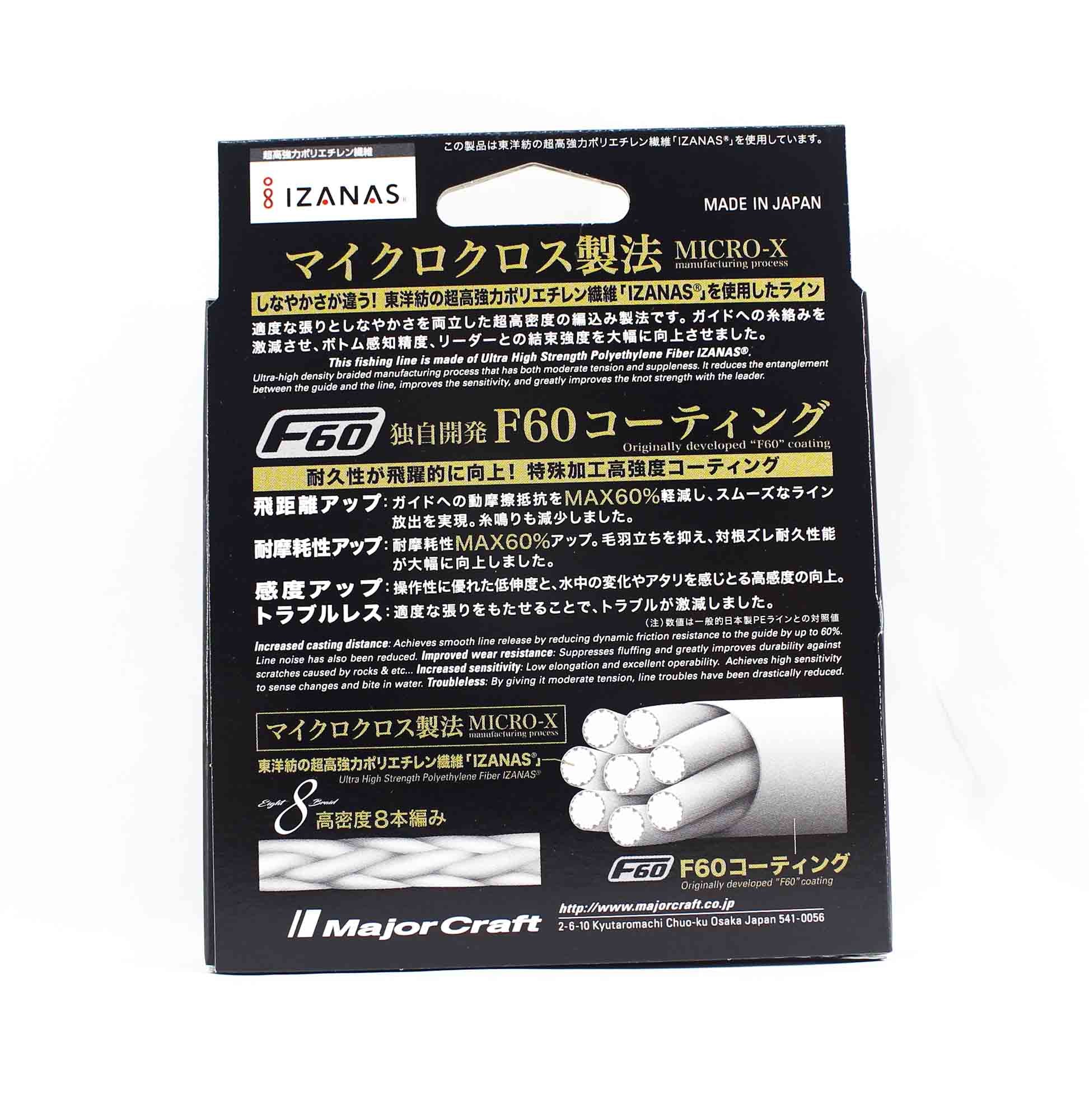 Major Craft Dangan Braid X Line X8 200m P.E 1.5 Multi DBX8-200/1.5MC (2163)