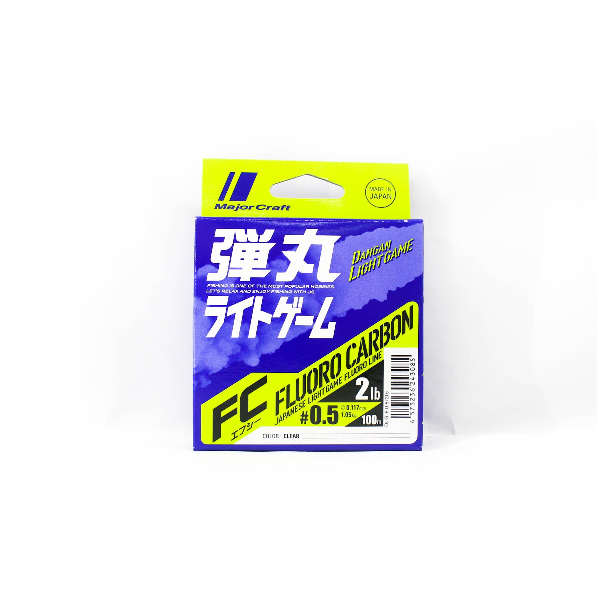 Major Craft Dangan Light Game Fluorocarbon Line DLG-F 0.5 2lb 100m (3085)