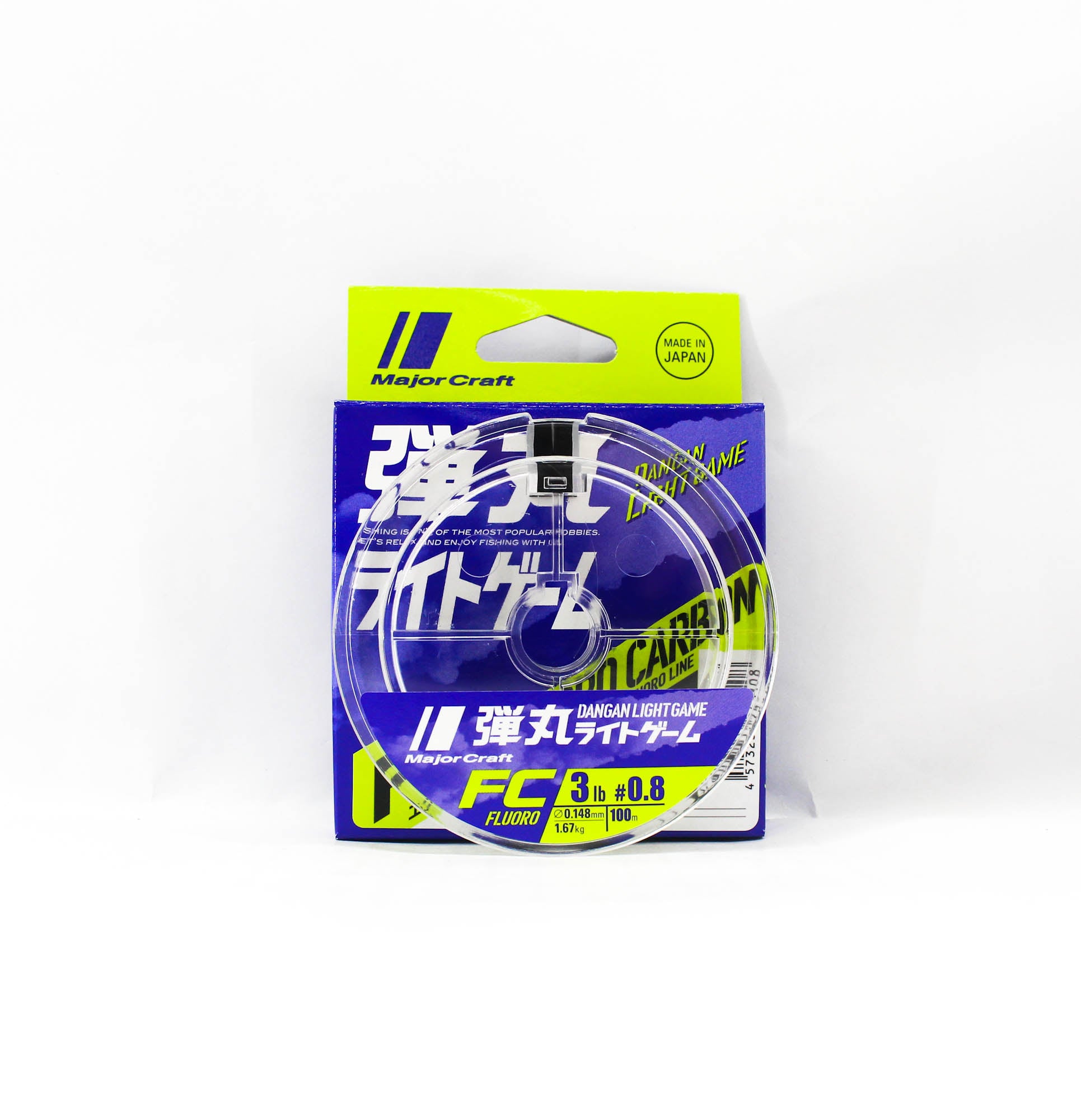 Major Craft Dangan Light Game Fluorocarbon Line DLG-F 0.8 3lb 100m (3108)