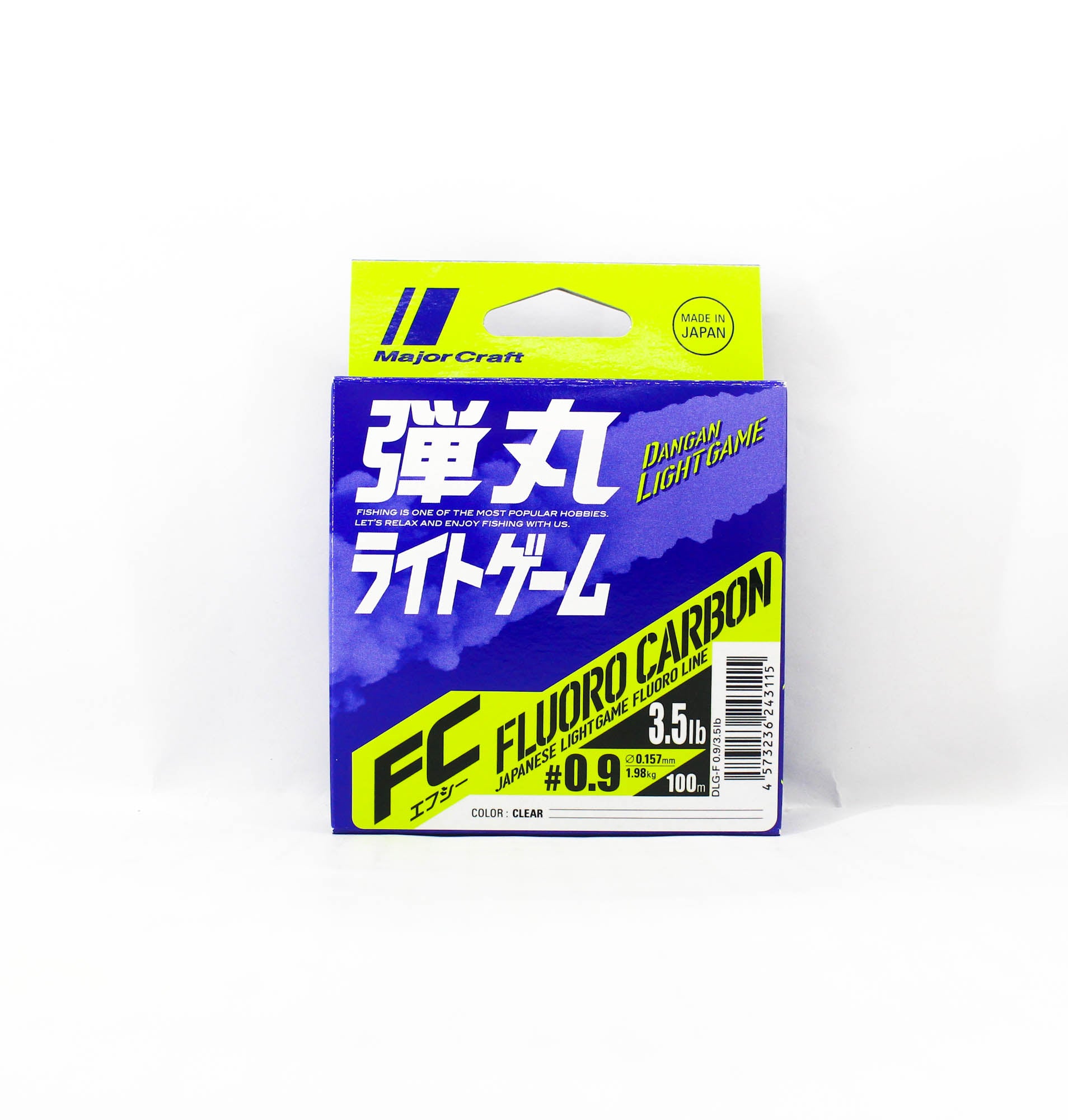 Major Craft Dangan Light Game Fluorocarbon Line DLG-F 0.9 3.5lb 100m (3115)