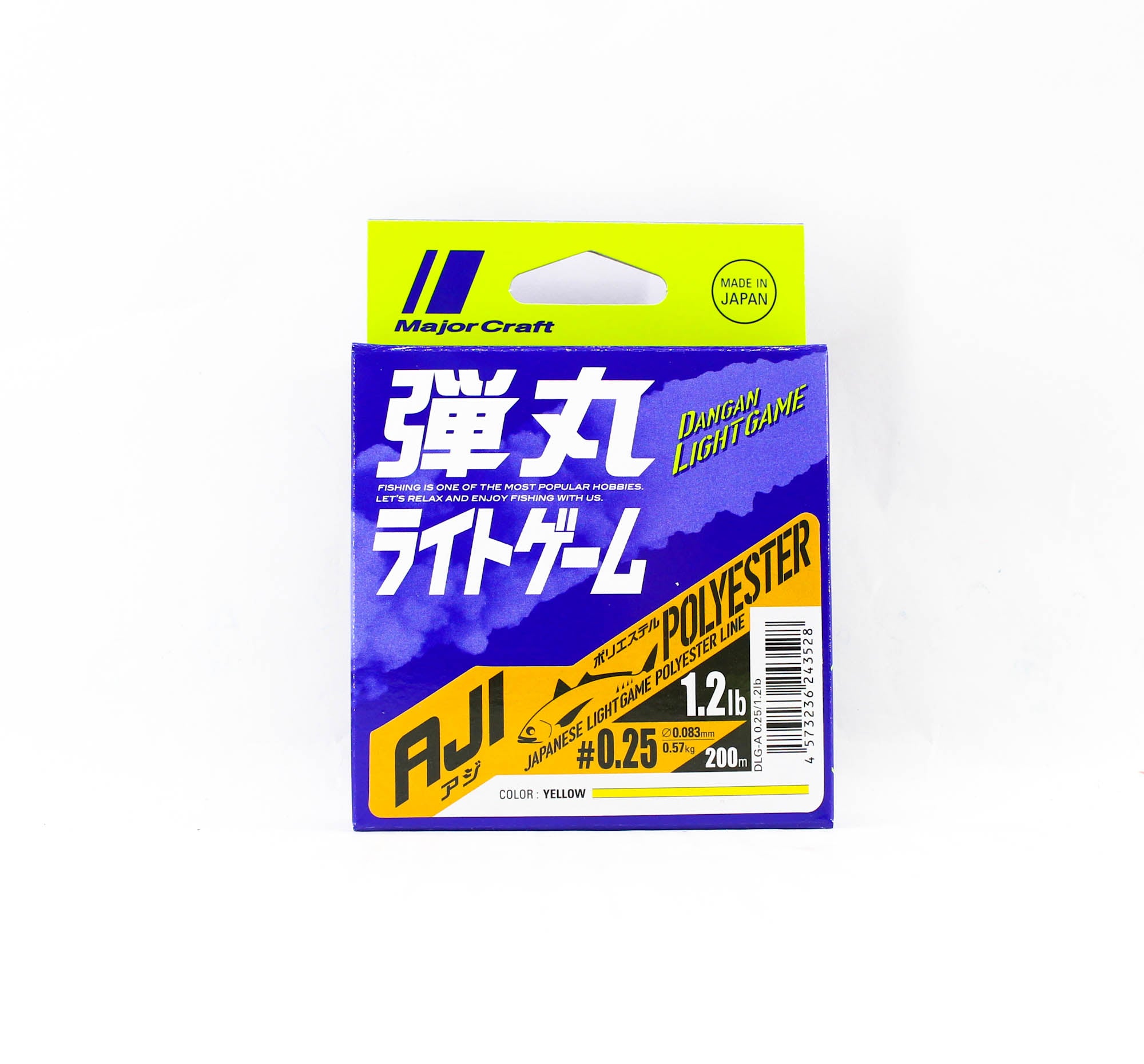 Major Craft Dangan Light Game Polyester Line Aji DLG-A 0.25 1.2lb 200m (3528)