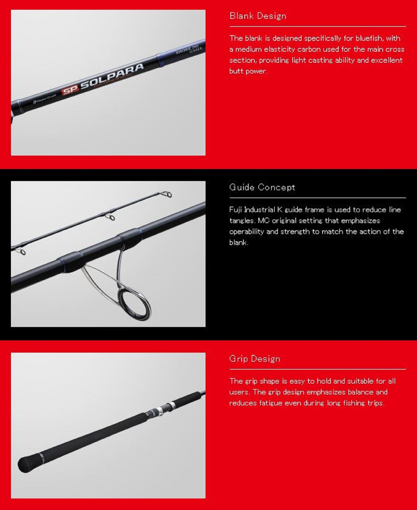 Sale Major Craft Solpara Series Spinning Rod SPSJ 1002H (8972)