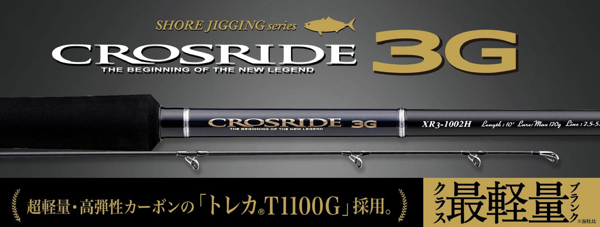Major Craft 3G Cross Ride Series Spinning Rod XR3 962M/LSJ (7257)