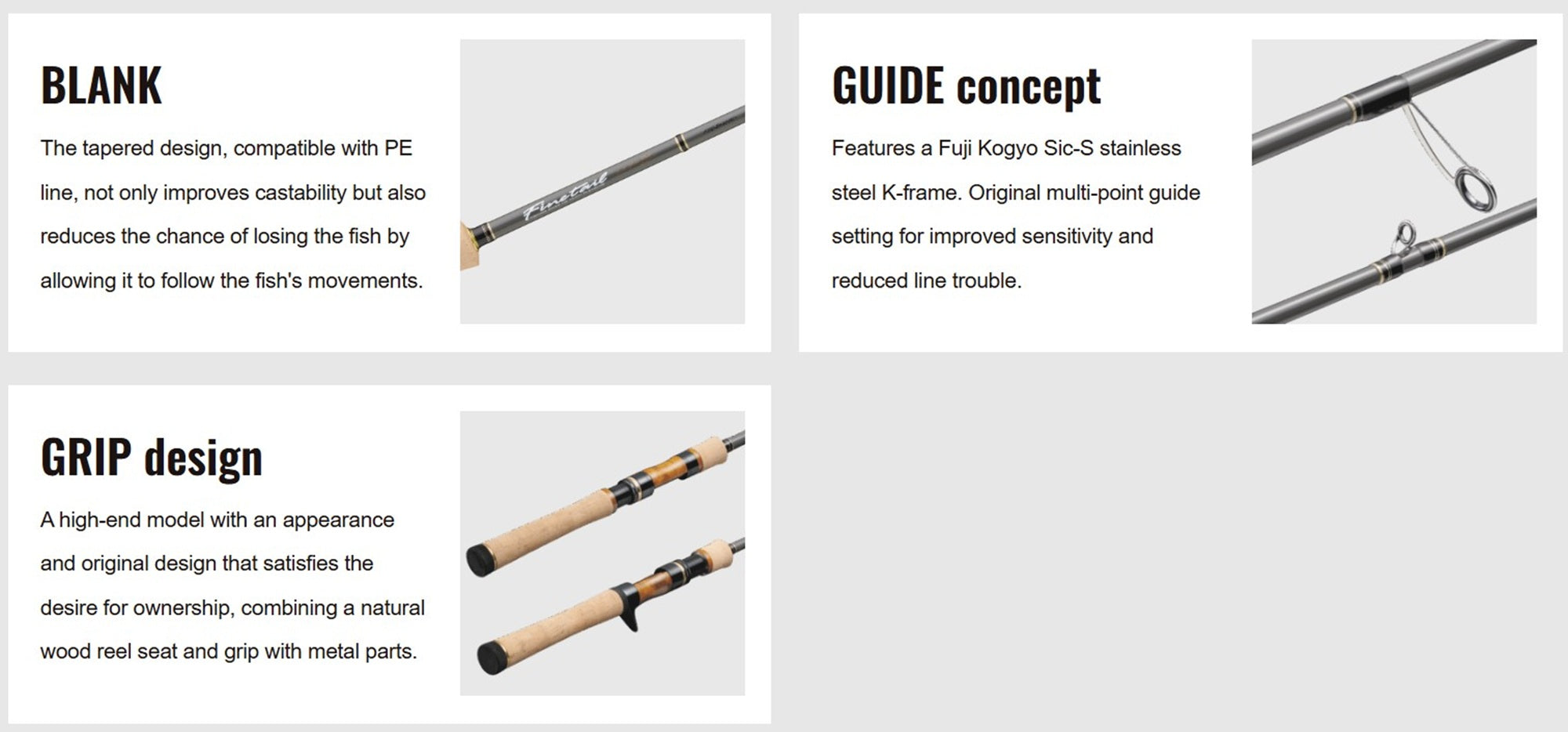 Major Craft Fine Tail Series Spinning Rod FSG-532UL+ (7783)