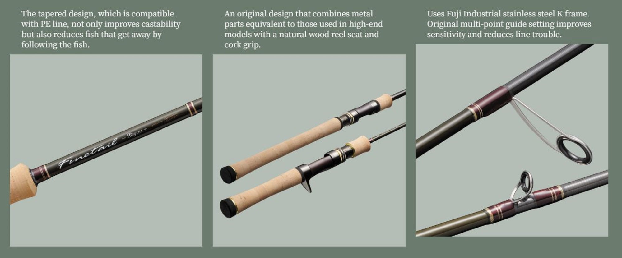 Sale Major Craft Fine Tail Begins Series Baitcast Rod FFB 462UL (7868)