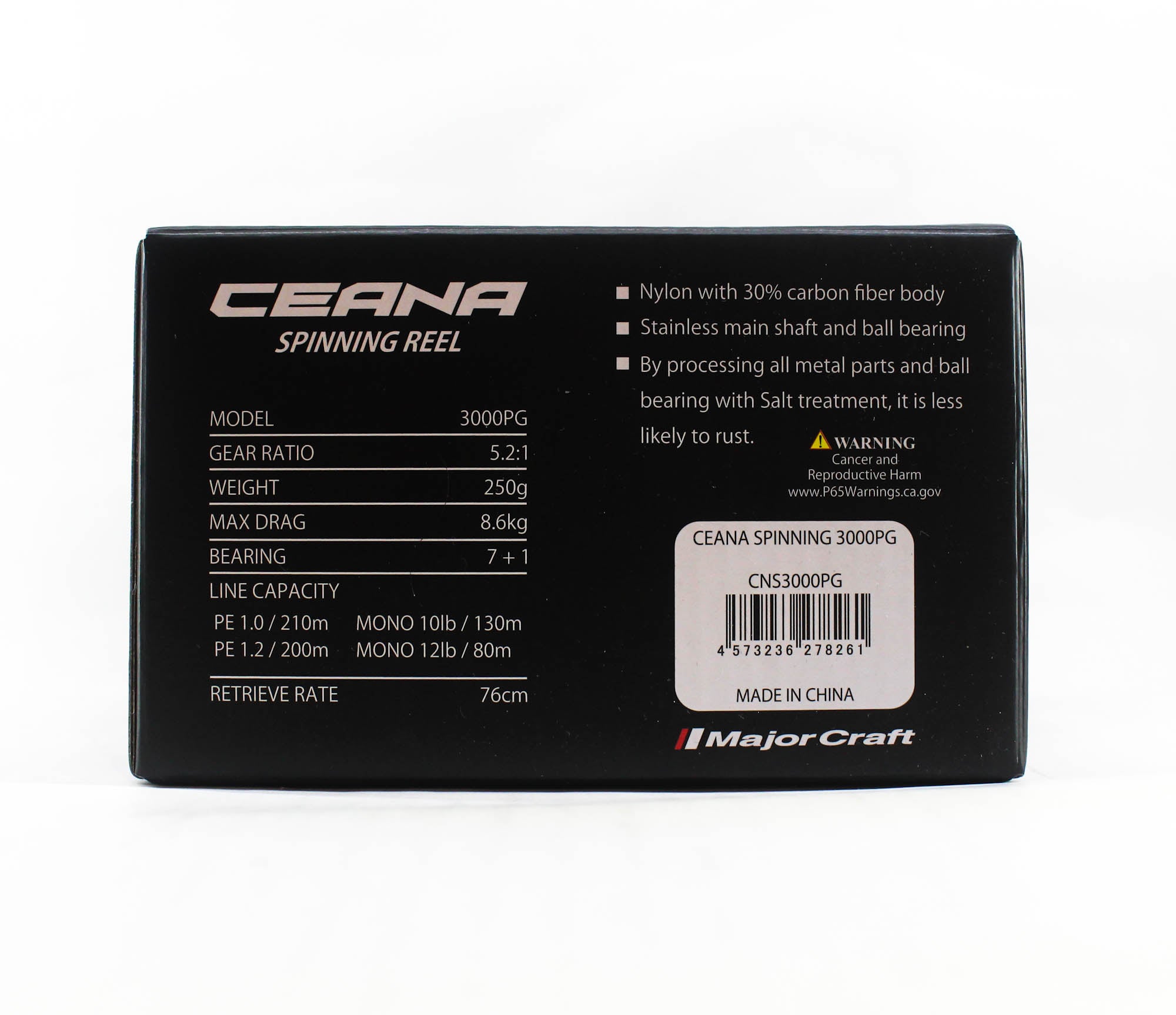 Major Craft Reel Spinning Ceana CNS 3000PG (8261)