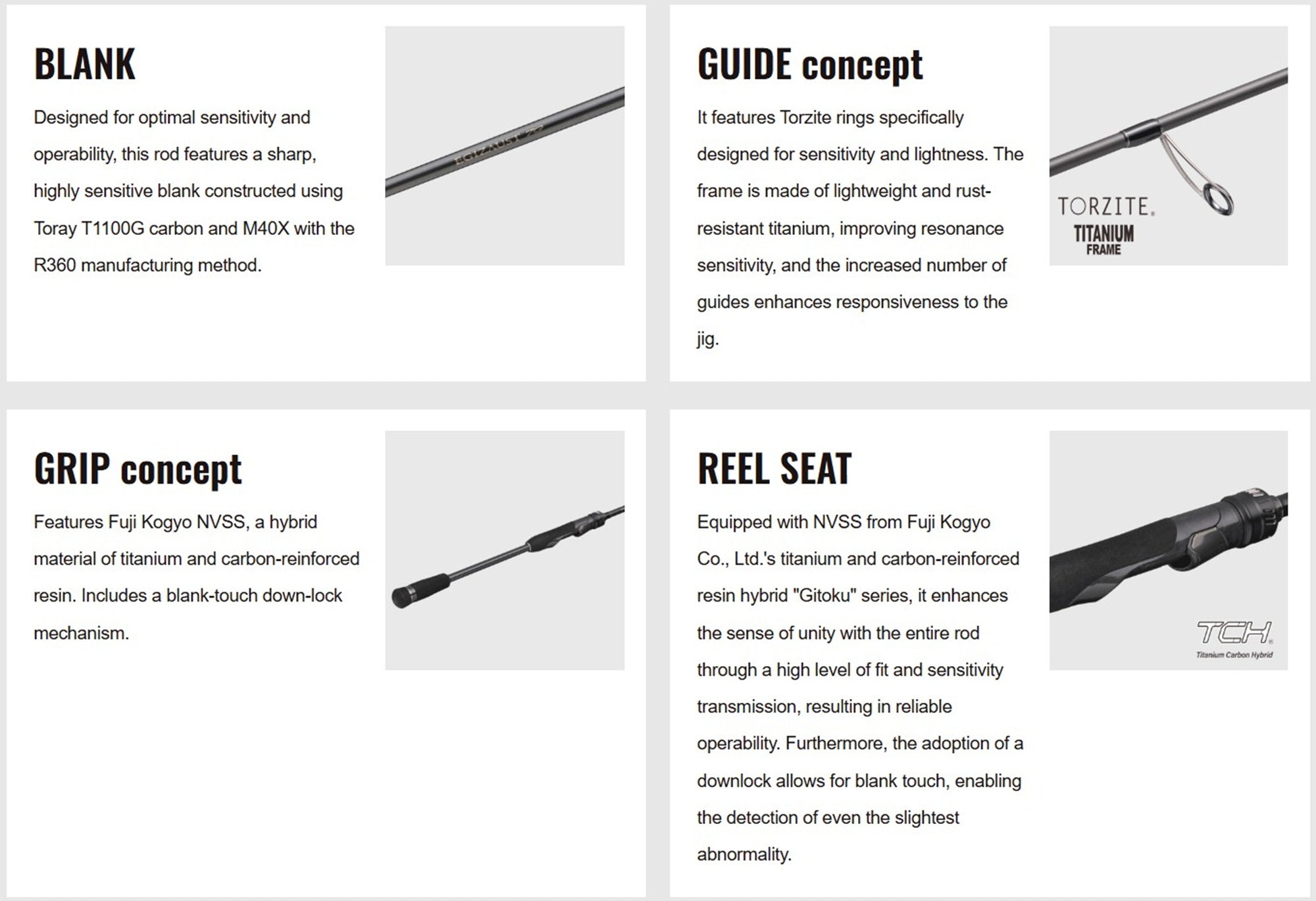 Major Craft 7G Egizaust Series Spinning Rod EZ7-822M (8650)