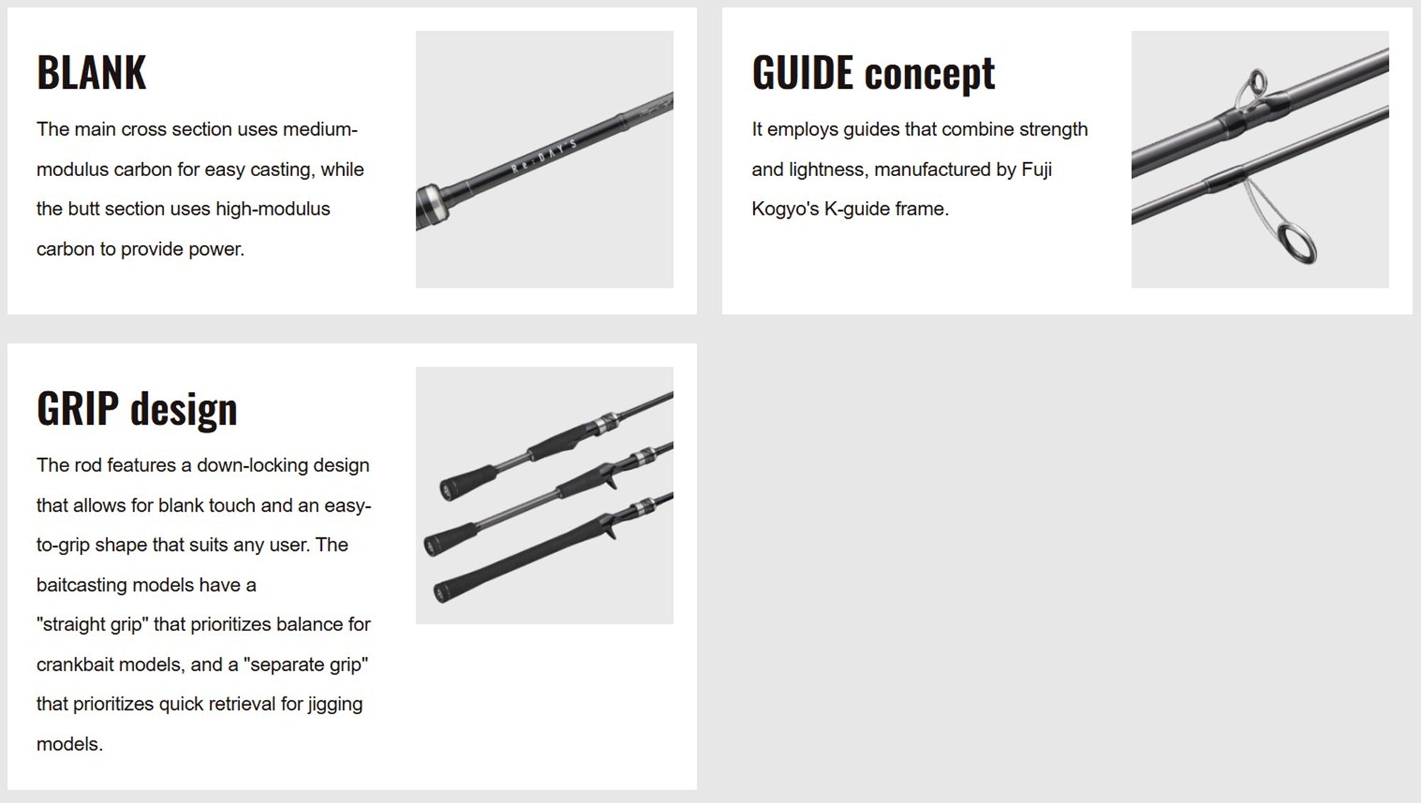 Major Craft RE Days Series Spinning Rod RDS-682ML (9220)
