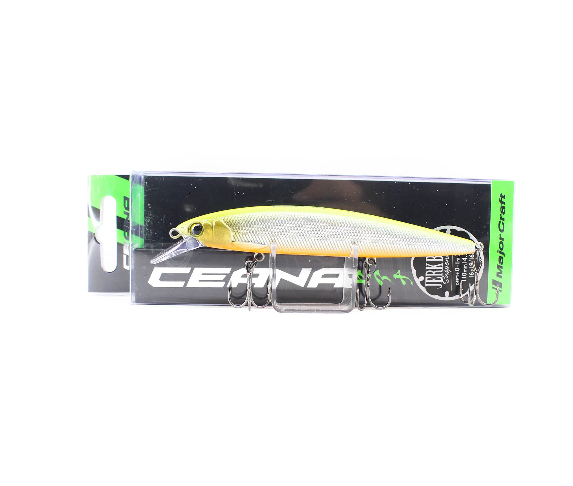 Sale Major Craft CJK-110SPS Jerkbait Shallow Suspend Lure 0-1m 16g 012 (1352)
