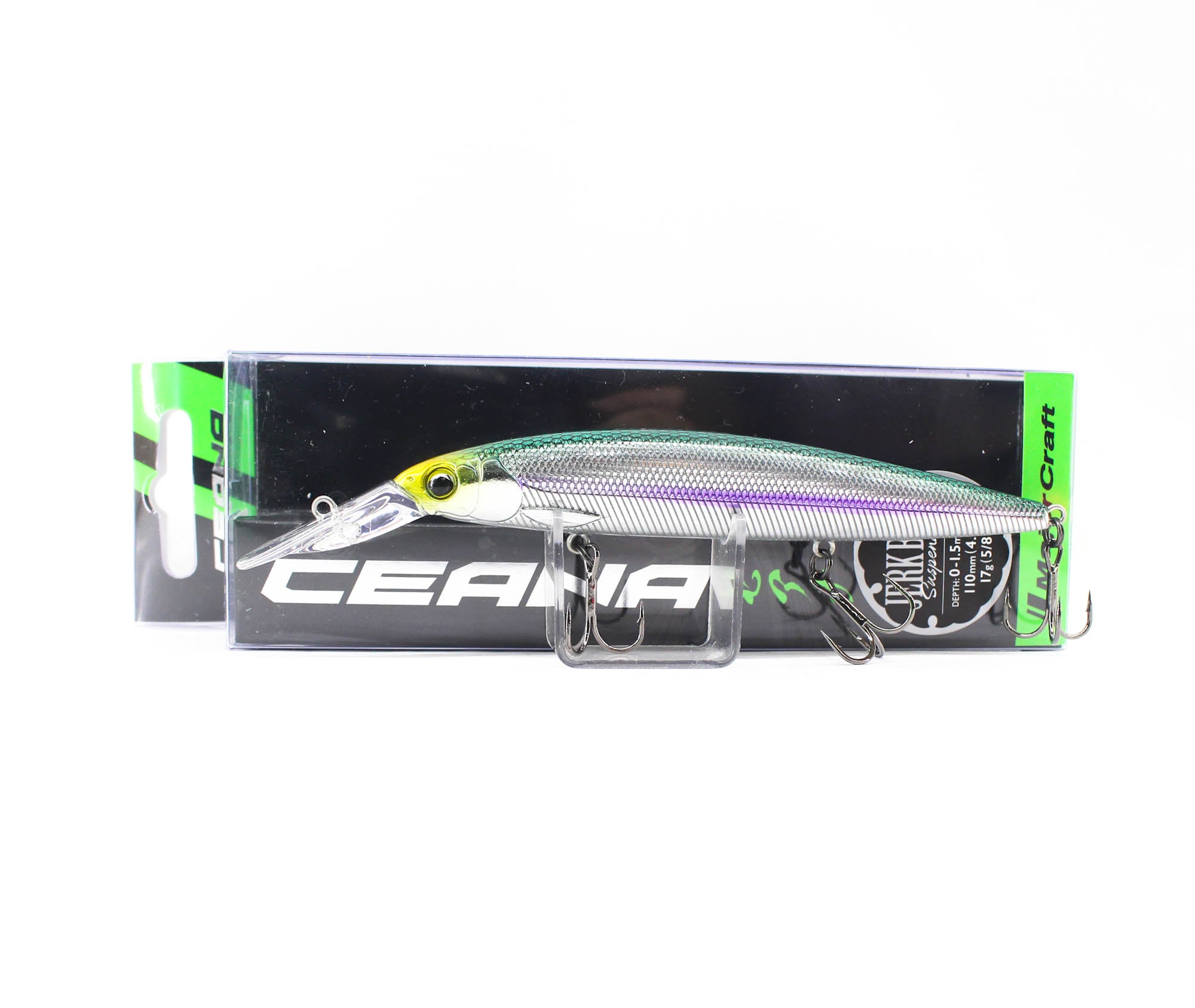 Sale Major Craft CJK-110SPM Jerkbait Mid Suspend Lure 0-1.5m 17g 001 (1420)