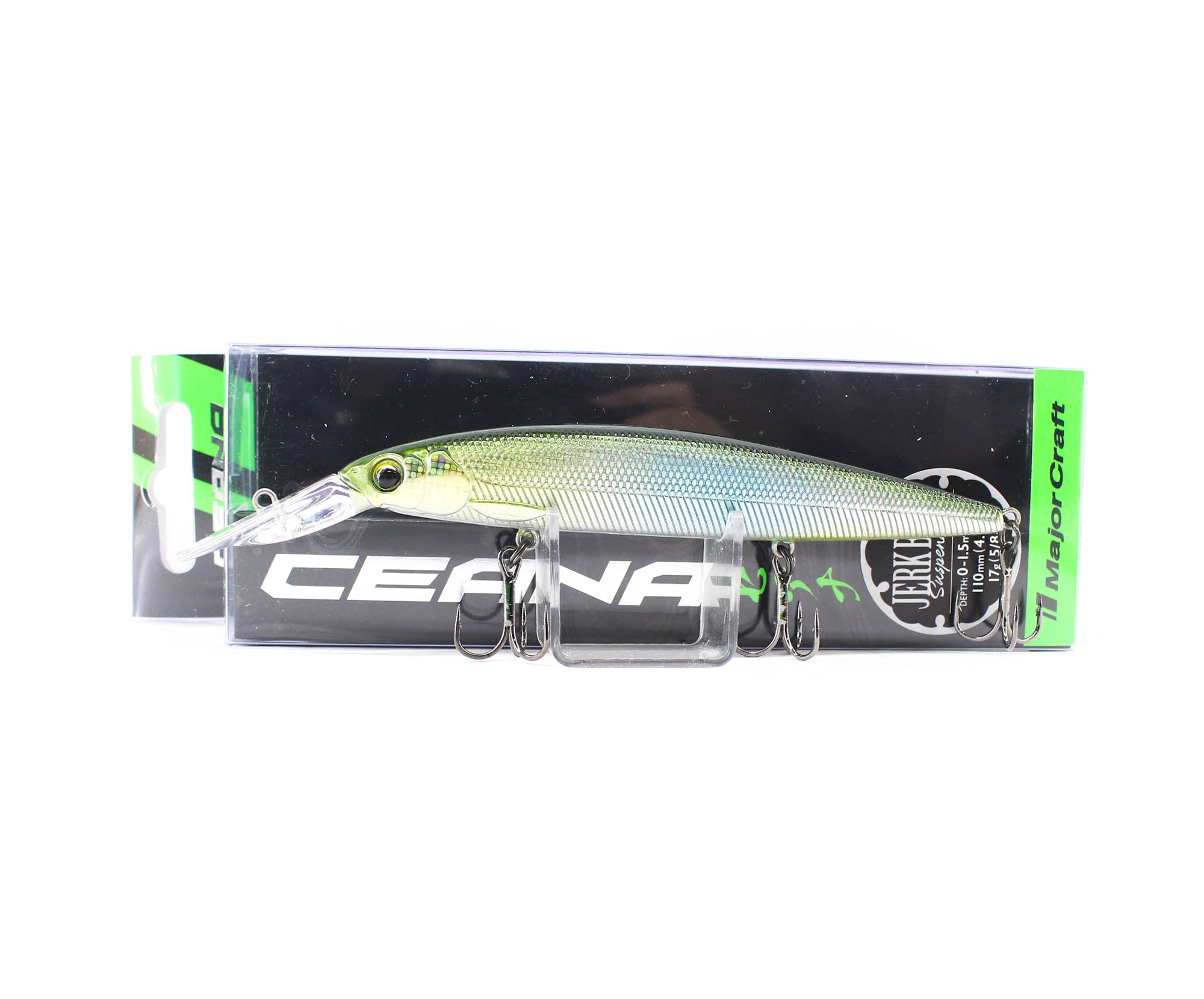 Sale Major Craft CJK-110SPM Jerkbait Mid Suspend Lure 0-1.5m 17g 002 (1437)