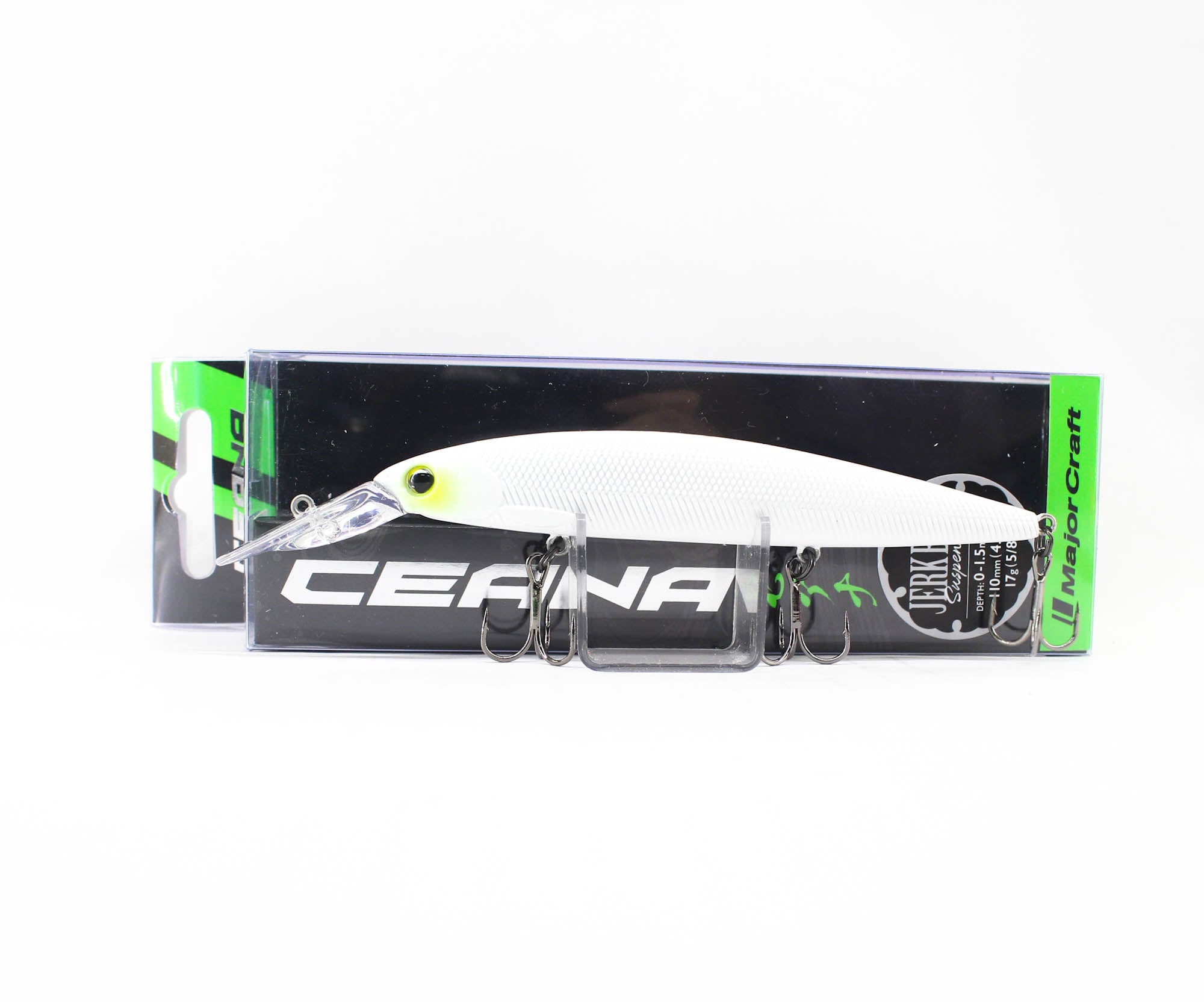 Sale Major Craft CJK-110SPM Jerkbait Mid Suspend Lure 0-1.5m 17g 004 (1444)