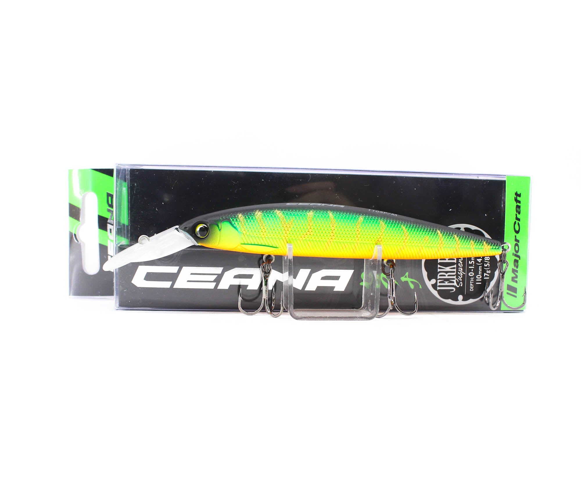 Major Craft CJK-110SPM Jerkbait Mid Suspend Lure 0-1.5m 17g 008 (1468)