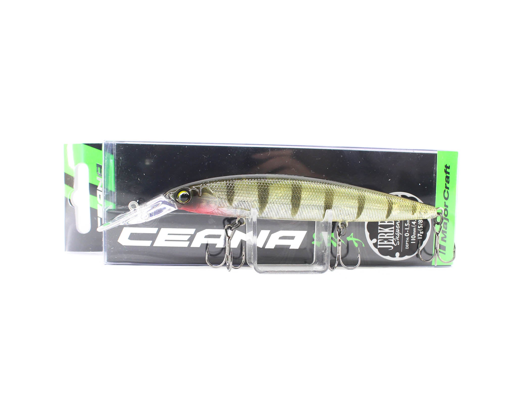 Sale Major Craft CJK-110SPM Jerkbait Mid Suspend Lure 0-1.5m 17g 010 (1475)