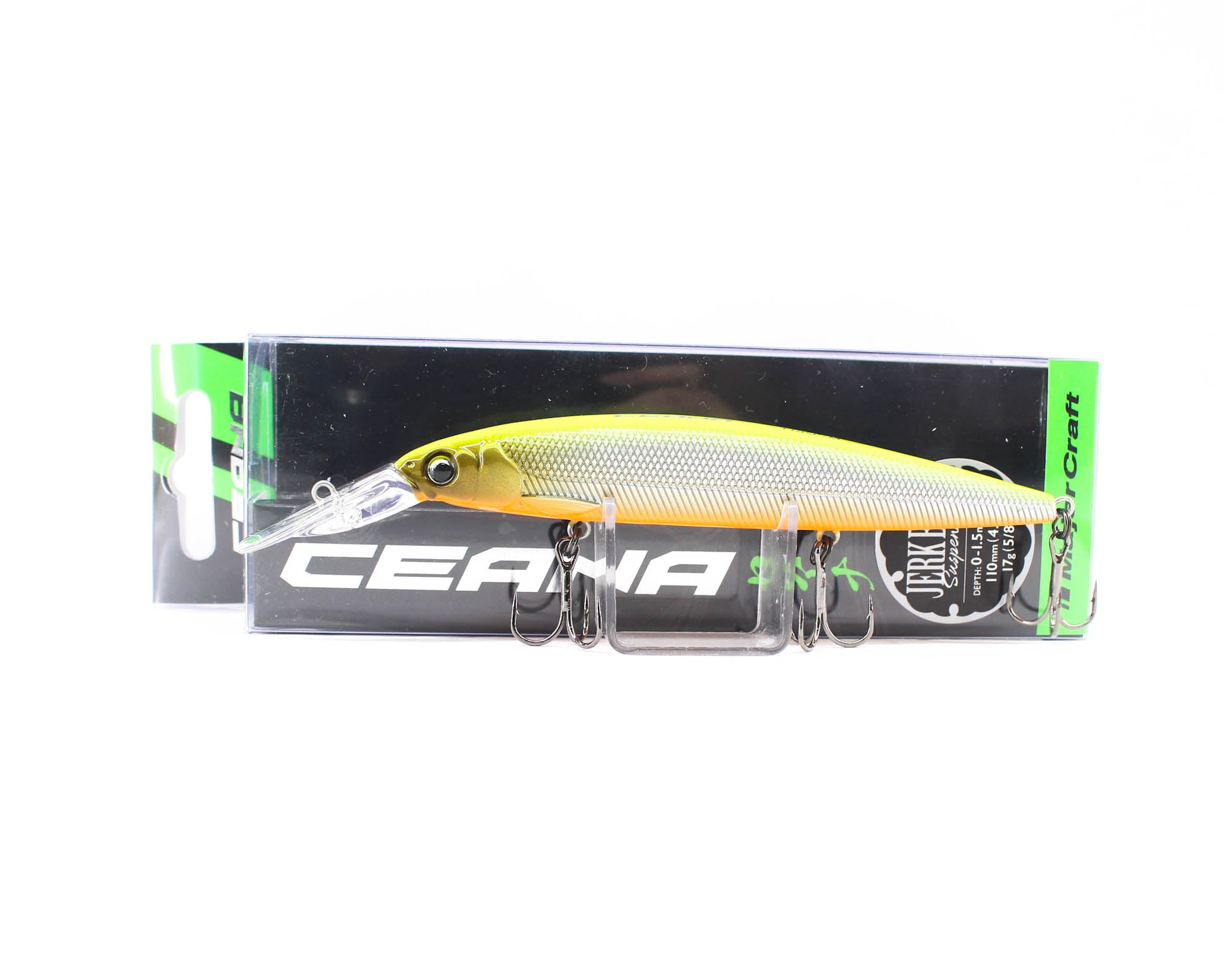 Sale Major Craft CJK-110SPM Jerkbait Mid Suspend Lure 0-1.5m 17g 012 (1499)