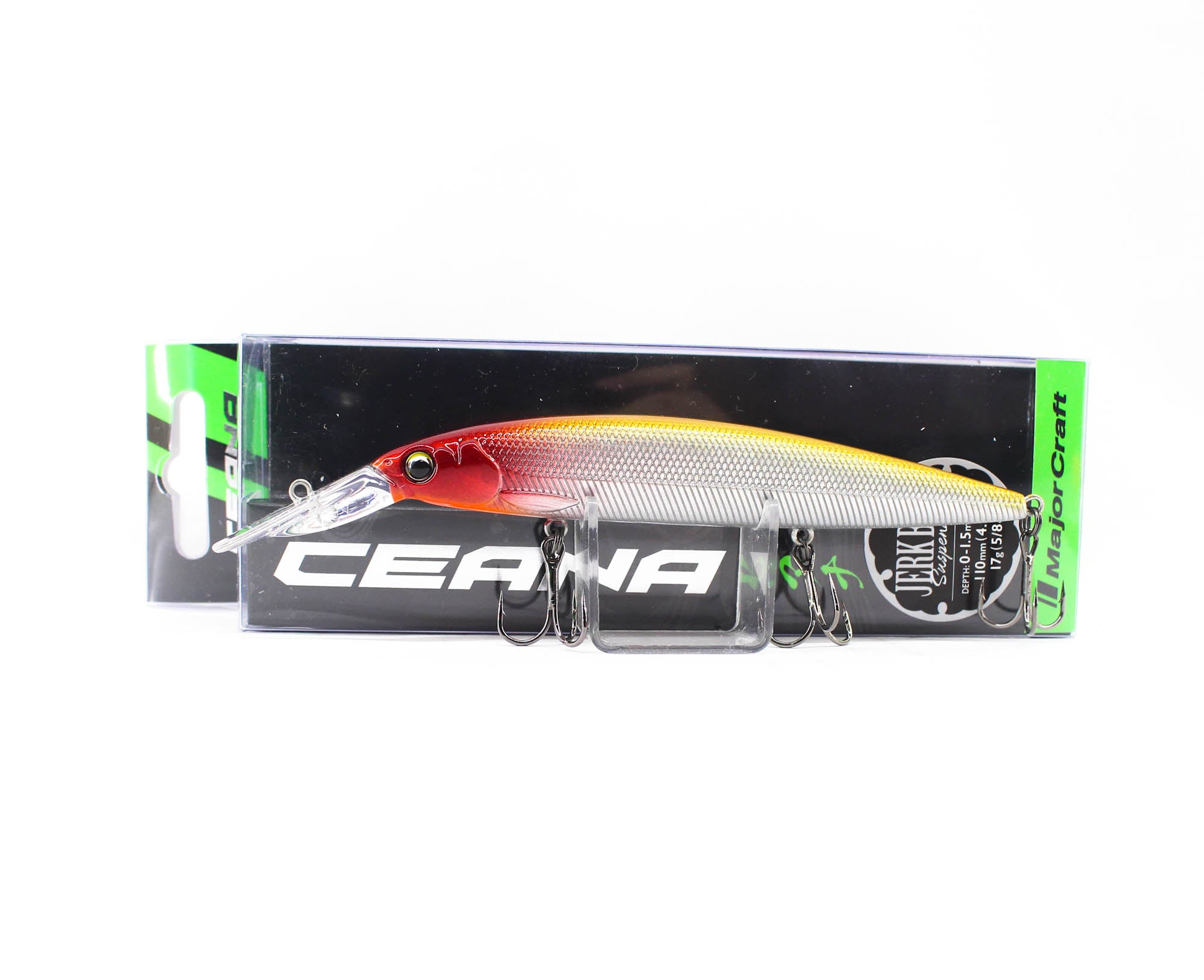 Sale Major Craft CJK-110SPM Jerkbait Mid Suspend Lure 0-1.5m 17g 013 (1505)