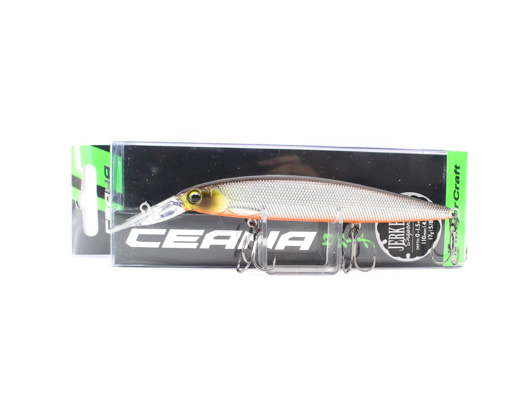 Sale Major Craft CJK-110SPM Jerkbait Mid Suspend Lure 0-1.5m 17g 014 (1512)