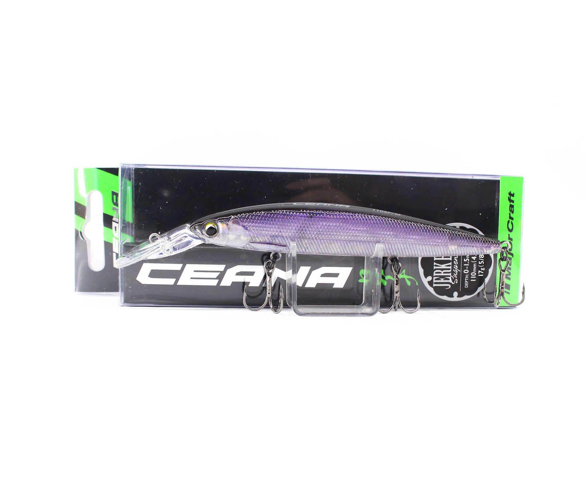Sale Major Craft CJK-110SPM Jerkbait Mid Suspend Lure 0-1.5m 17g 015 (1529)