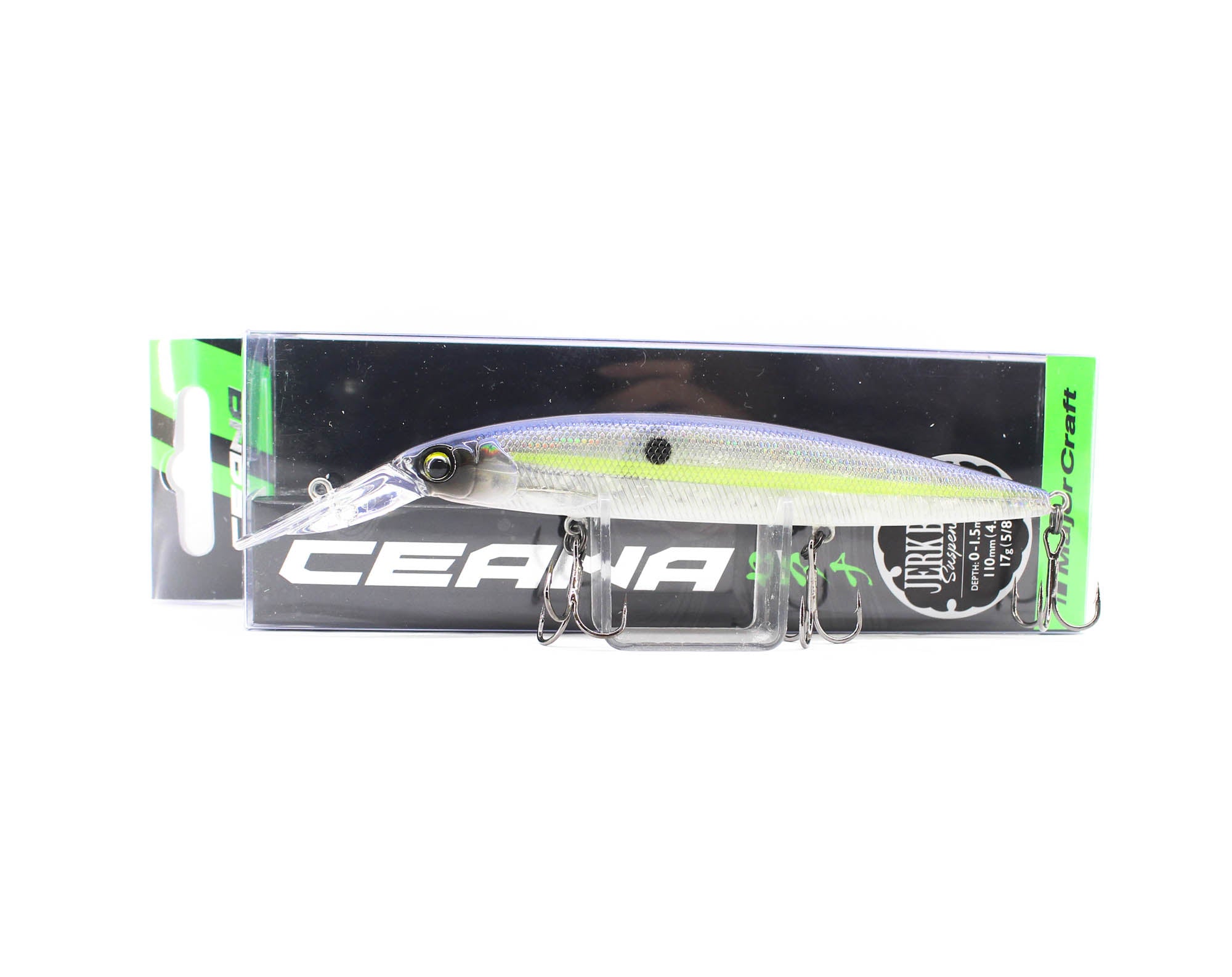 Sale Major Craft CJK-110SPM Jerkbait Mid Suspend Lure 0-1.5m 17g 016 (1536)