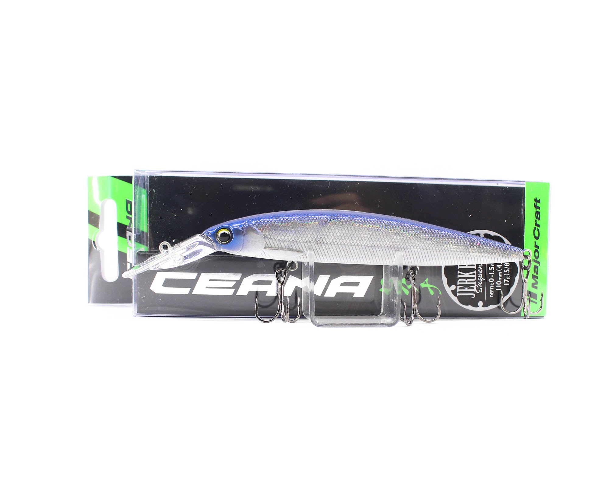 Sale Major Craft CJK-110SPM Jerkbait Mid Suspend Lure 0-1.5m 17g 017 (1543)