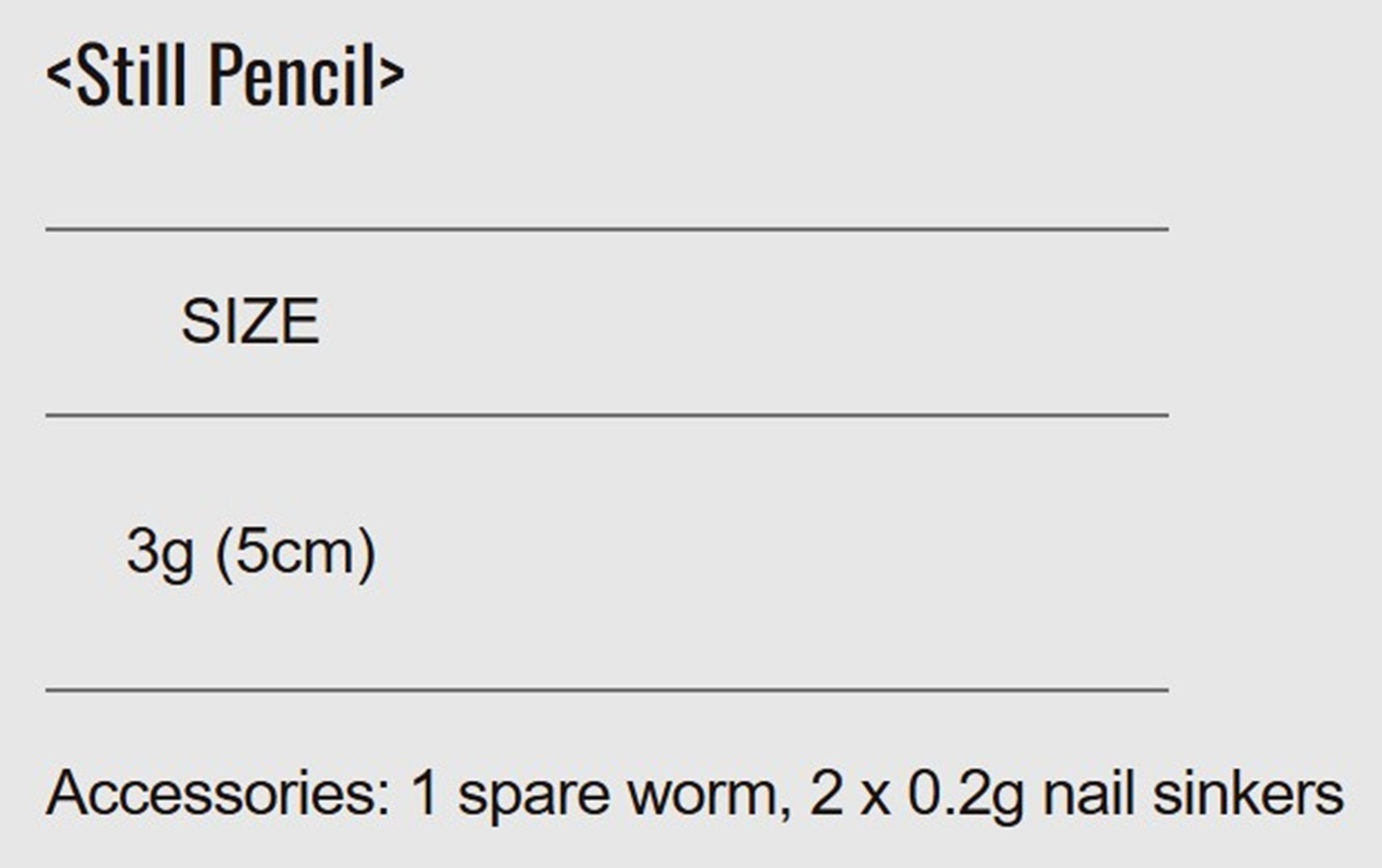 Major Craft Soft Lure Rockliver Still Pencil RVSPC-50 3grams 009 (2567)