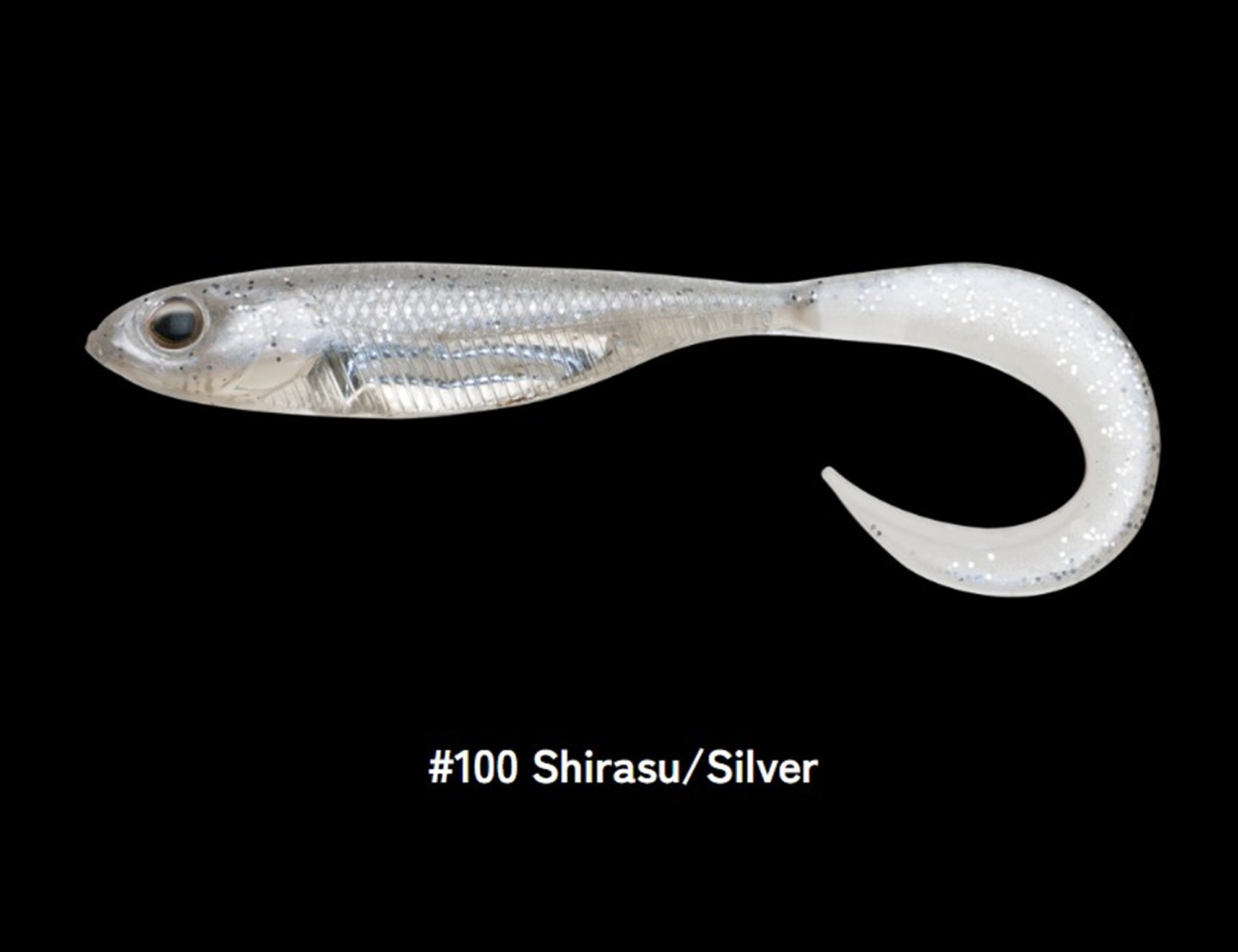 Fish Arrow Soft Lure Flash J Grub SW 3 Inch 5 Piece per pack #100 (1551)