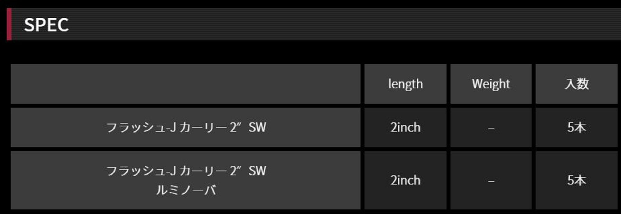 Fish Arrow Soft Lure Flash J Curly SW 2 Inch 5 Piece per pack #121 (2596)