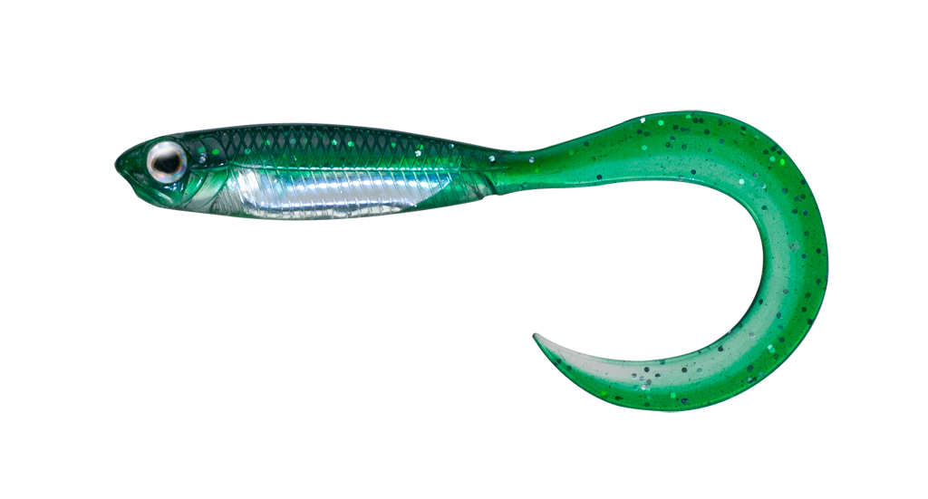 Fish Arrow Soft Lure Flash J Curly SW 2 Inch 5 Piece per pack #139 (2626)