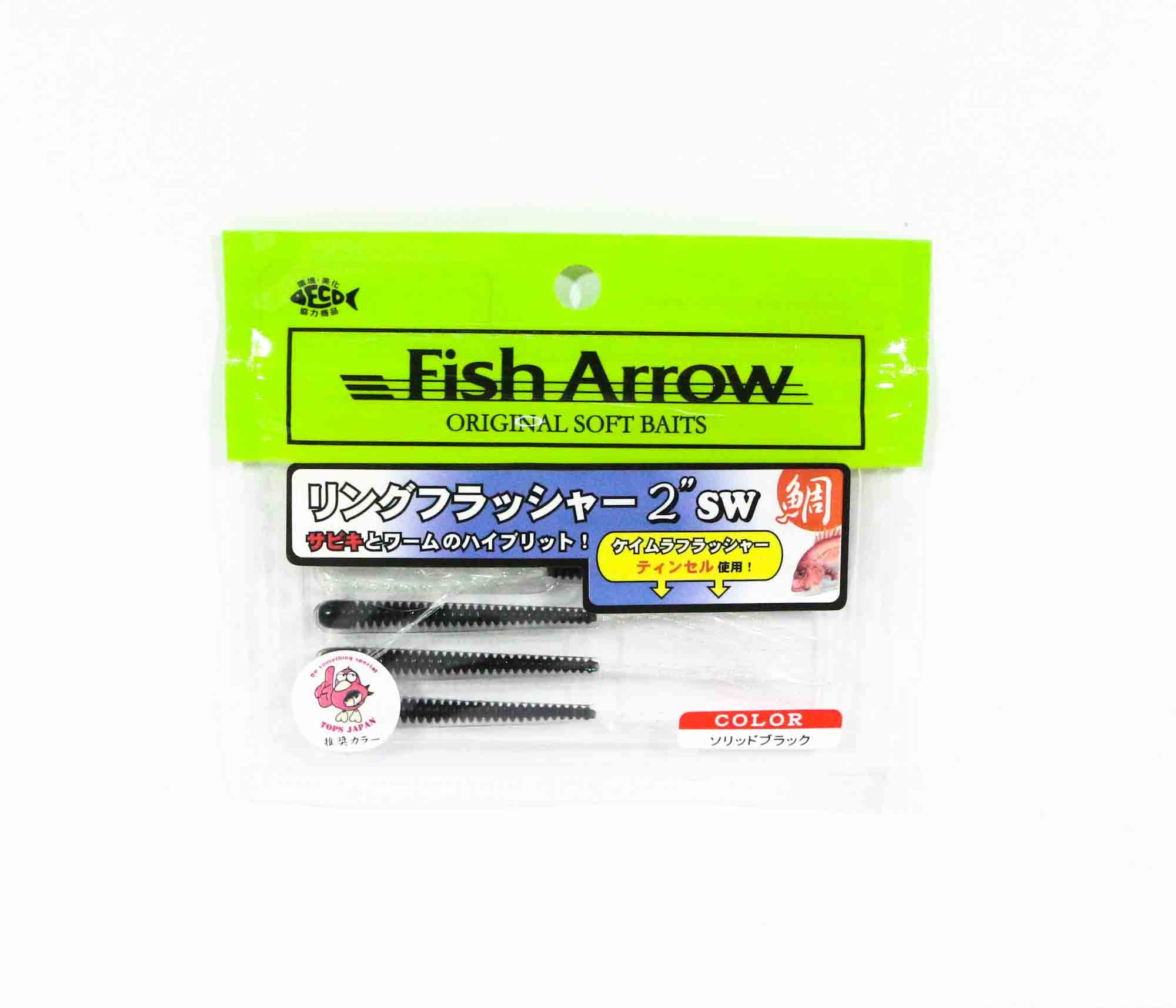 Fish Arrow Soft Lure Ring Flasher 2 Inch 6 Piece per pack #T07 (3920)