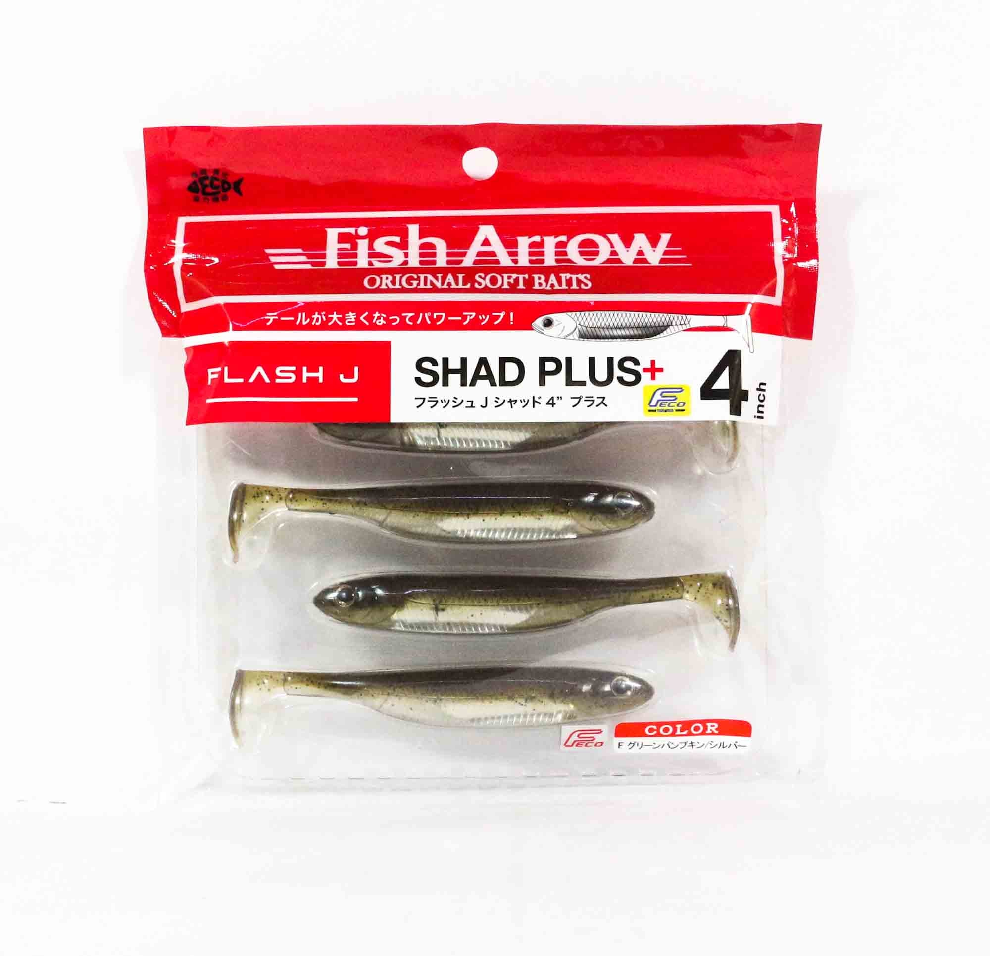Fish Arrow Soft Lure Flash J Shad Plus 4 Inch 5 Piece per pack 01 (4798)