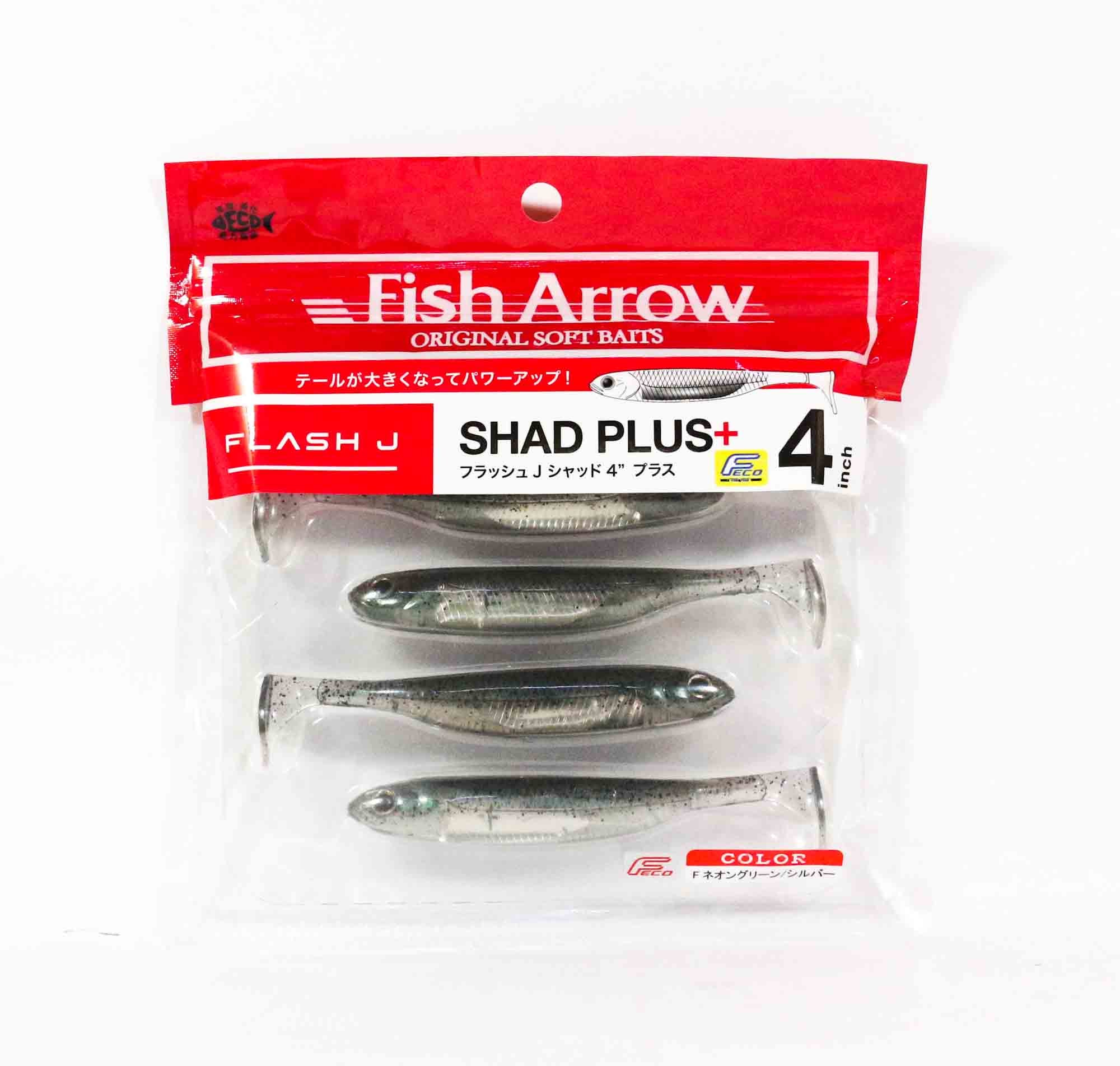 Fish Arrow Soft Lure Flash J Shad Plus 4 Inch 5 Piece per pack 03 (4804)