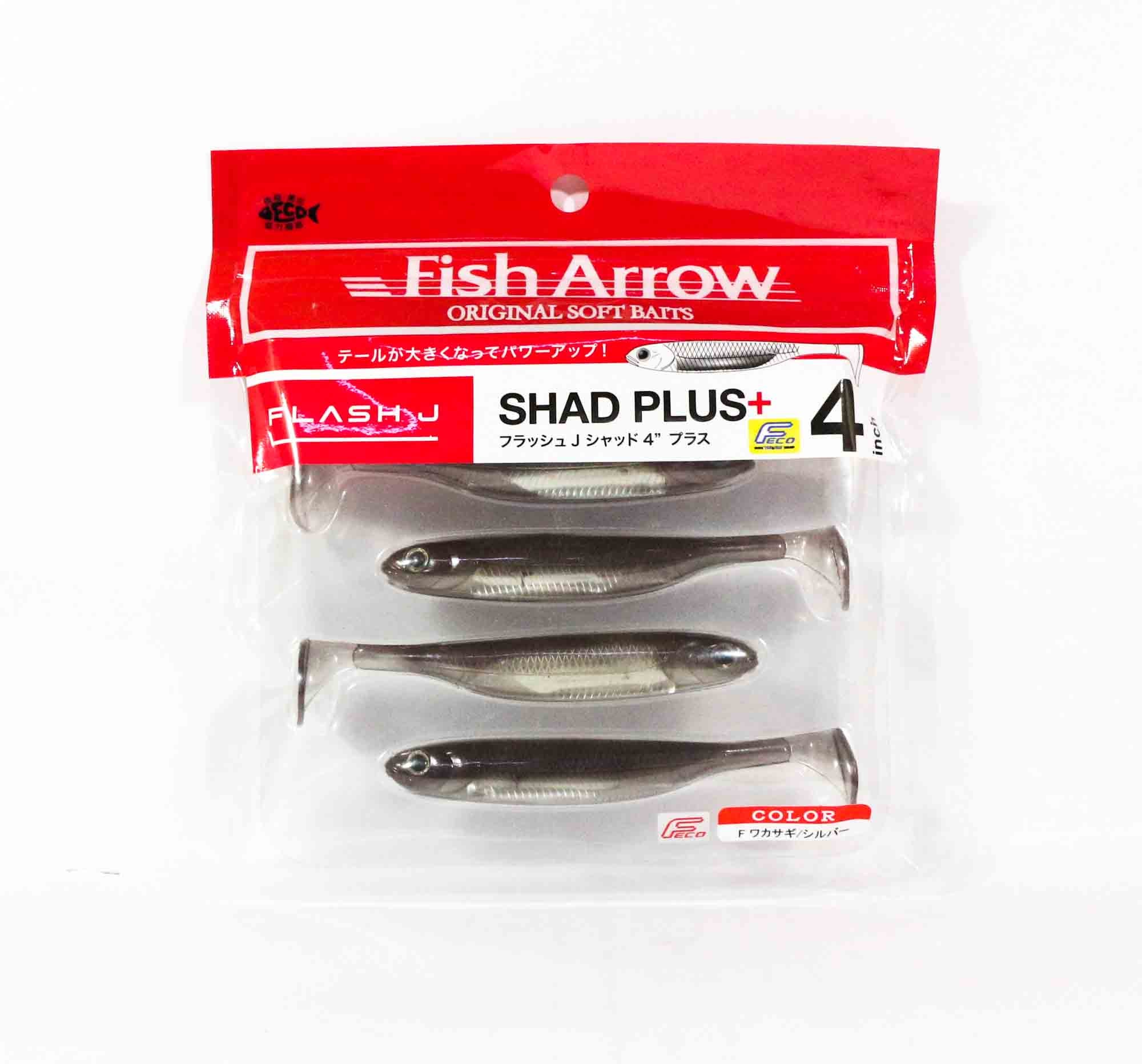 Fish Arrow Soft Lure Flash J Shad Plus 4 Inch 5 Piece per pack 07 (4828)