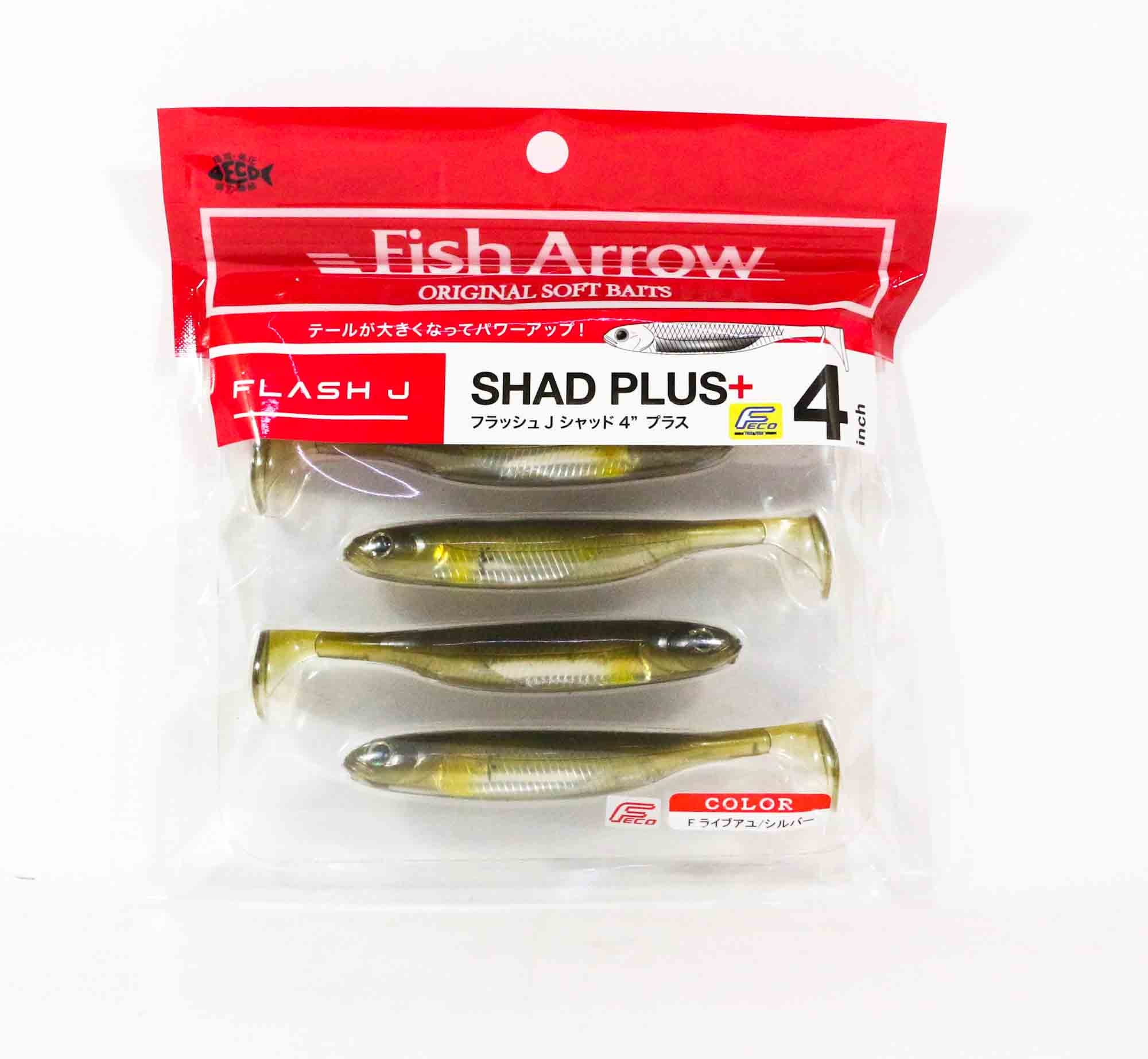 Fish Arrow Soft Lure Flash J Shad Plus 4 Inch 5 Piece per pack 22 (4835)