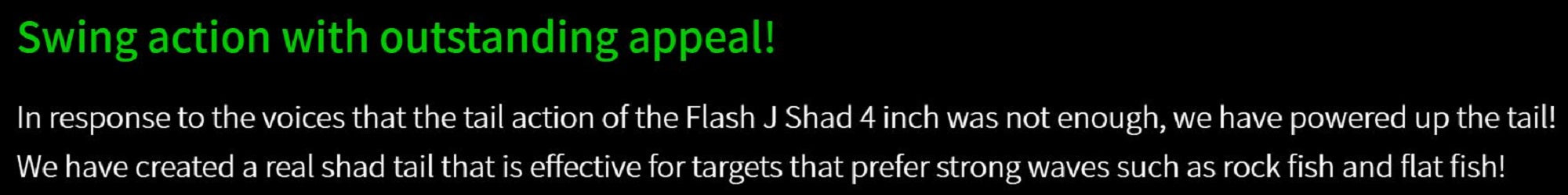 Fish Arrow Soft Lure Flash J Shad Plus SW 4 Inch 5/pack 112 (4873)