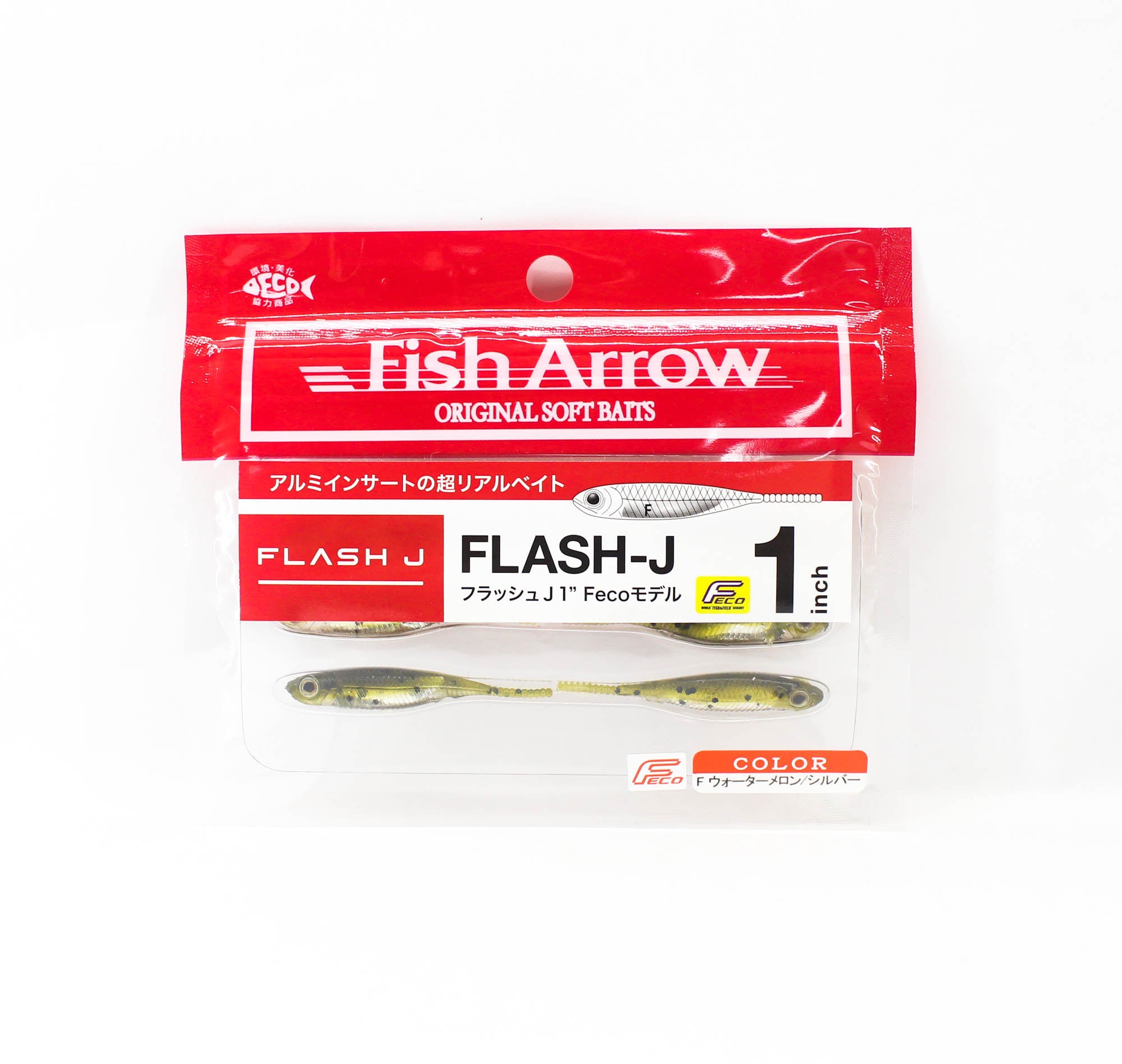 Fish Arrow Soft Lure Flash J 1 Inch 6 Piece per pack #02 (6617)