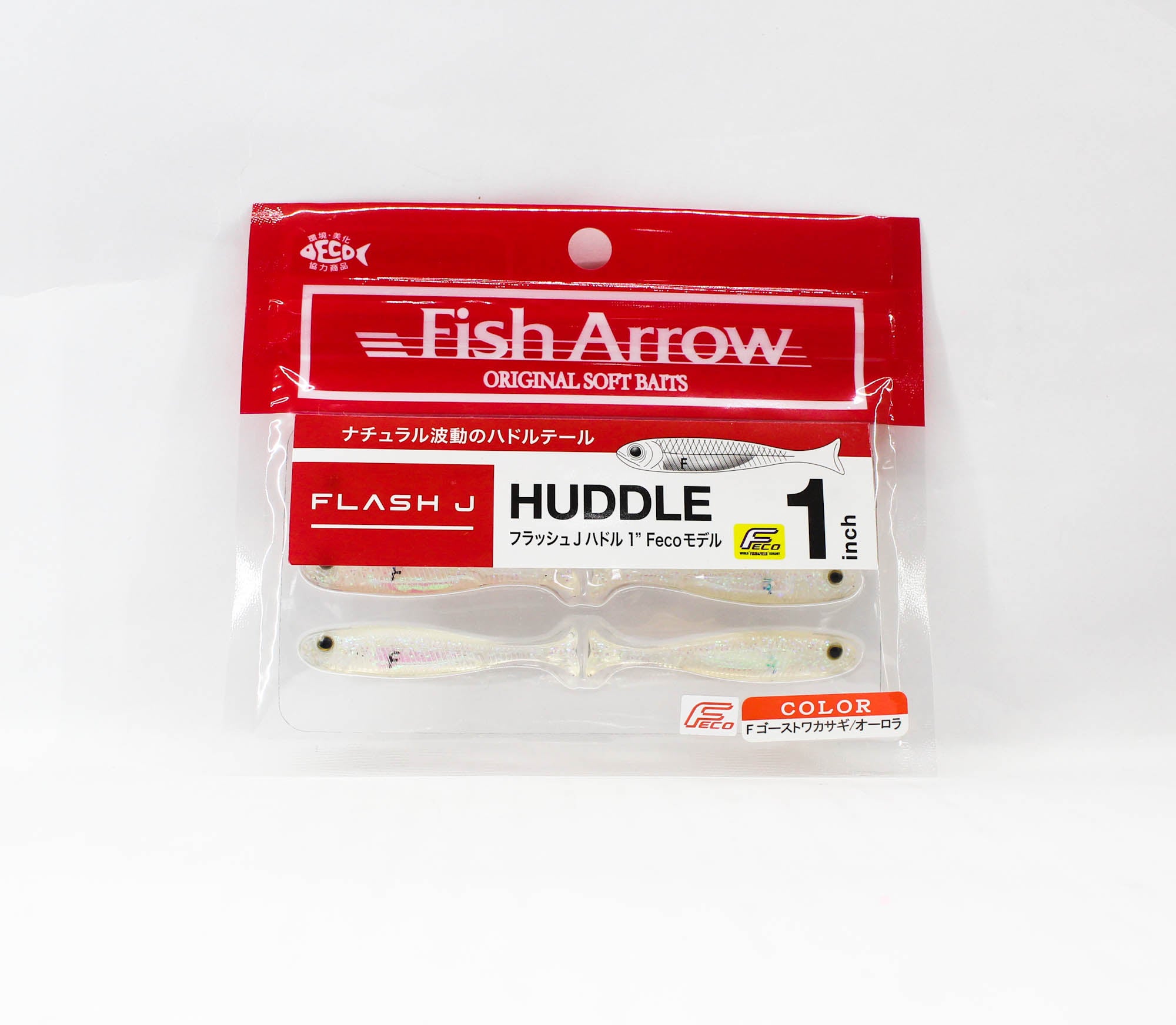 Fish Arrow Soft Lure Flash J Huddle 1 Inch 6 Piece per pack 29 (6716)
