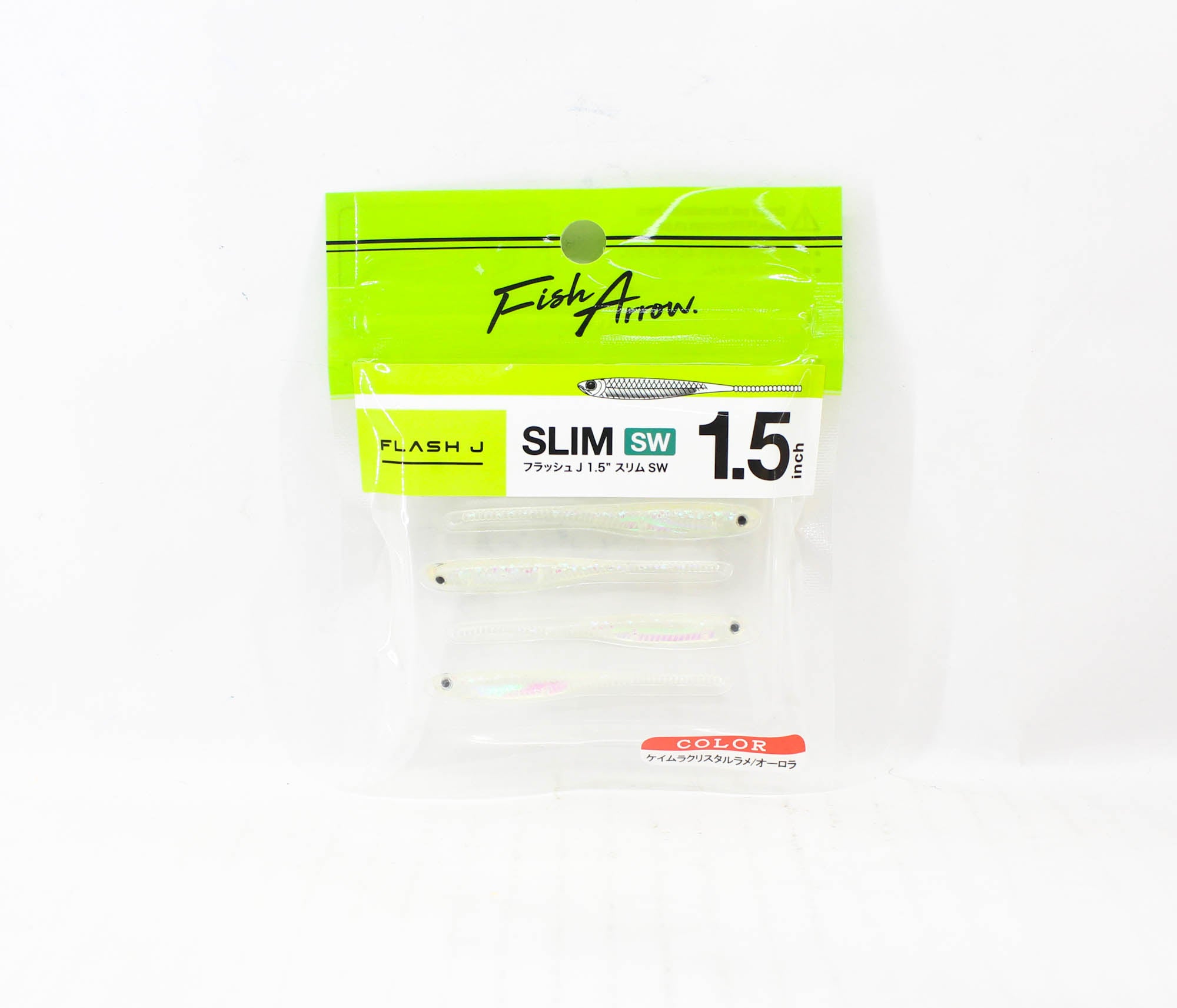 Fish Arrow Soft Lure Flash J Slim SW 1.5 Inch 5 Piece per pack 154 (8321)