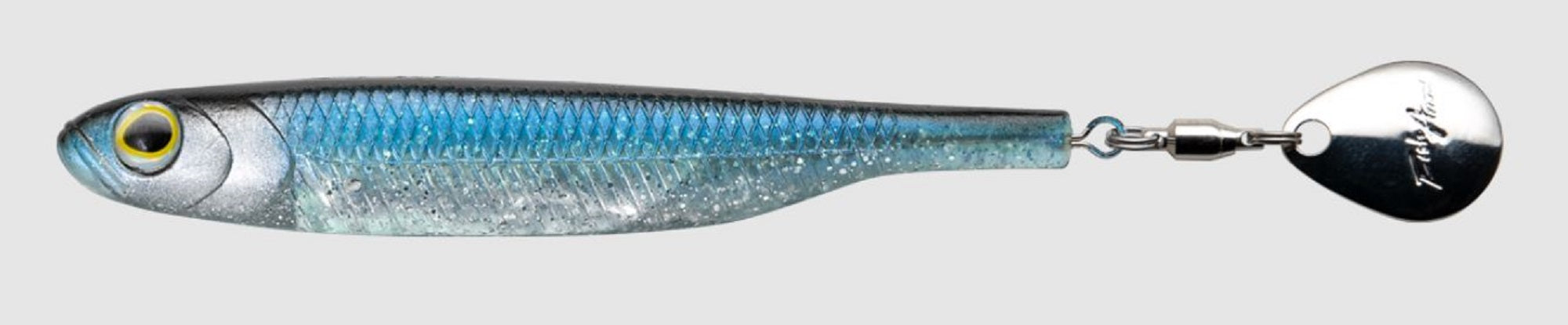 Fish Arrow Soft Lure Flash J Spin SW 4 Inch 3 Piece per pack 101 (9038)
